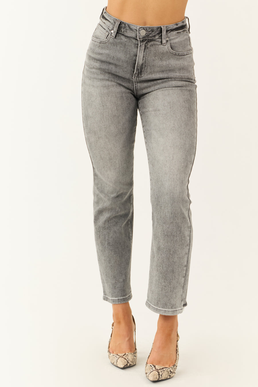 Grey Distressed Stonewashed Denim Jeans American Eagle Next Level
