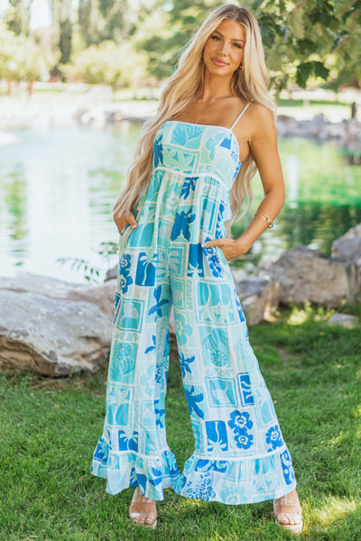 Baby-Blue-Tropical-Print-Wide-