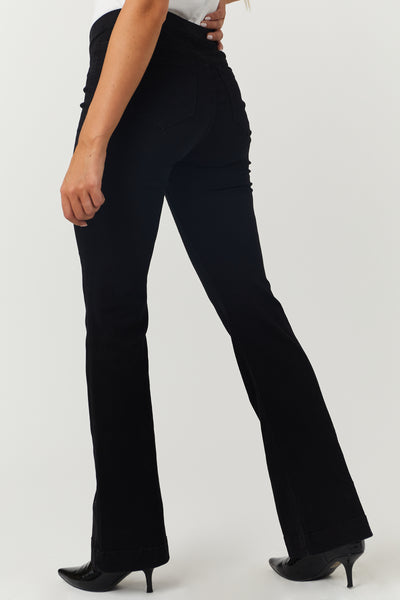 Bailey Black Denim Flare Jeggings