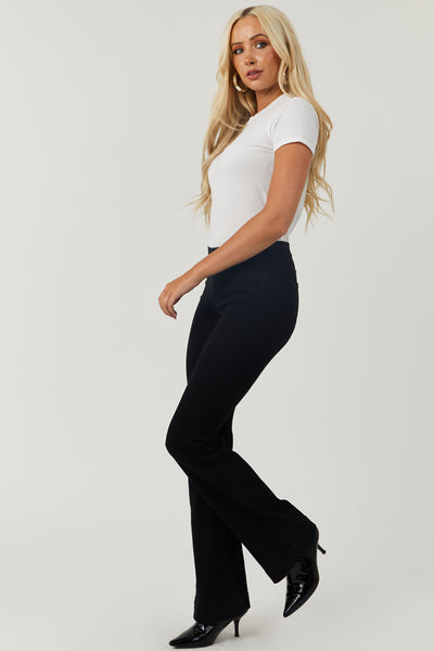 Bailey Black Denim Flare Jeggings