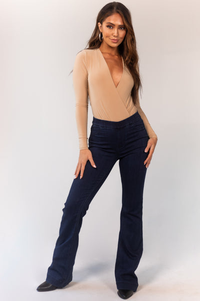 Bailey Dark Denim Flare Jeggings