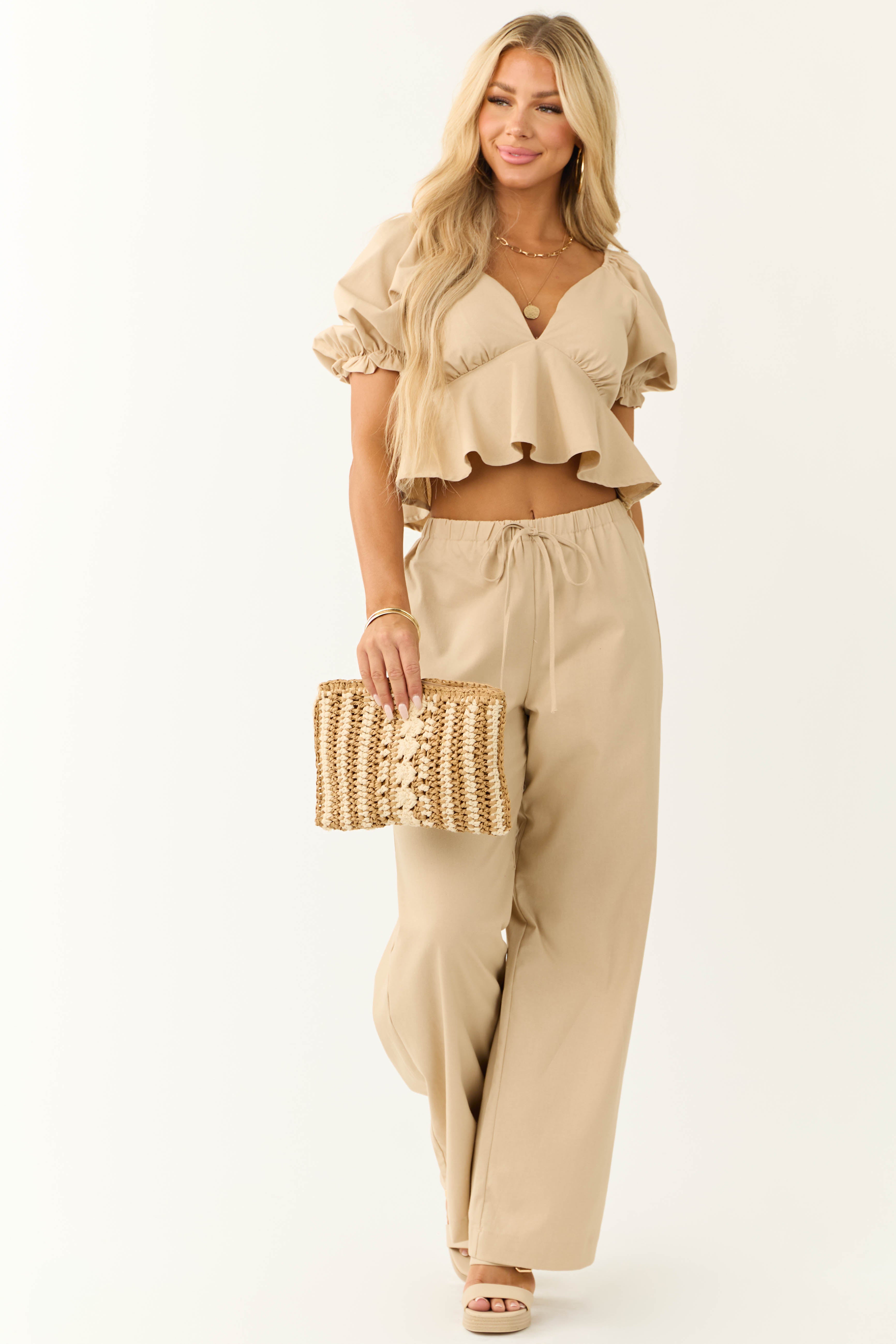 【meer.】CREAM PUFF TOP /BLK MEER. CREAM PUFF TOP /BLK Women's Puff Sleeve Mariner Square