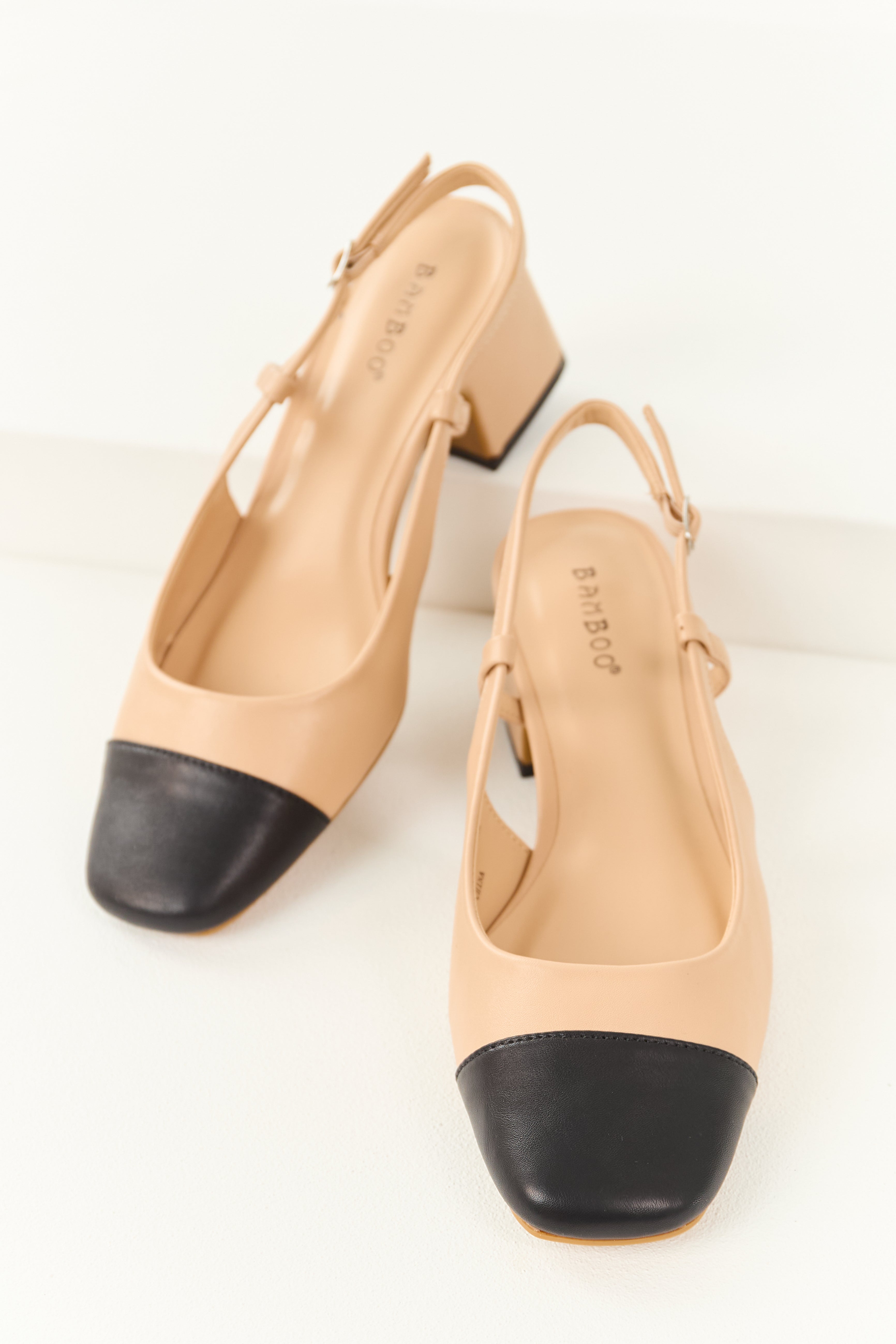 beige dress shoes for women Low heel NADIA These stunning heels not only add a pop of color to any outfit Women's Beige & Tan Dress