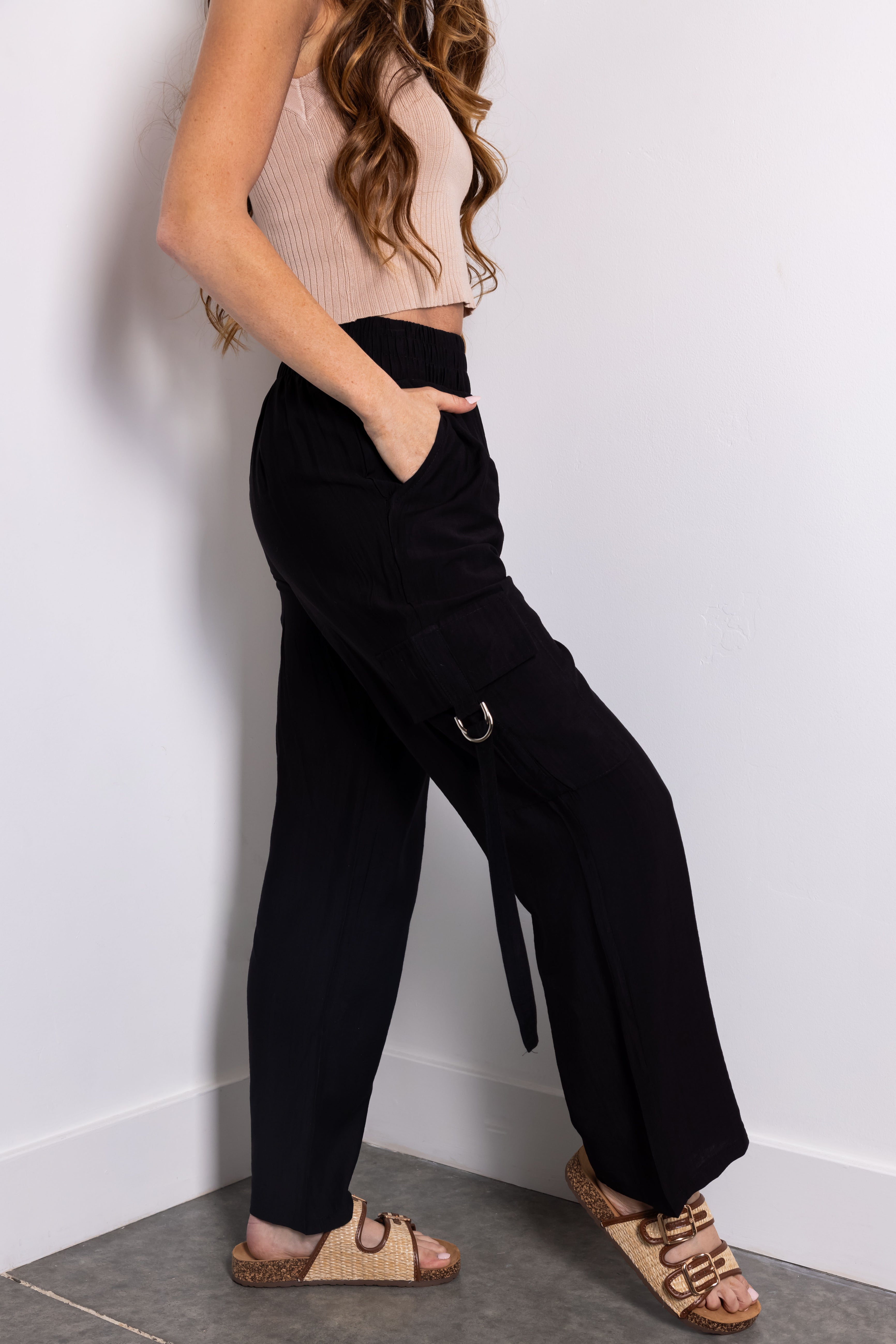 TFW49 LIGHT CARGO PANTS L 美品 BLKxKHAKI TFW49 ティーエフダブリュー49 LIGHT CARGO PANTS ライト カーゴ