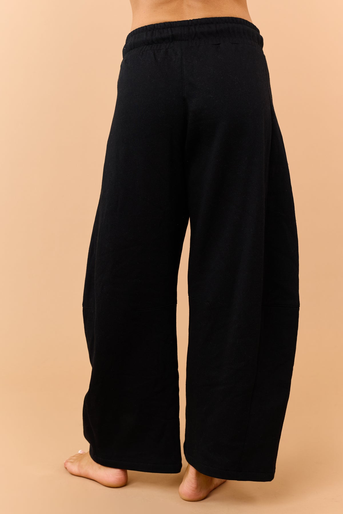 Black Fleece Baggy Barrel Sweatpants