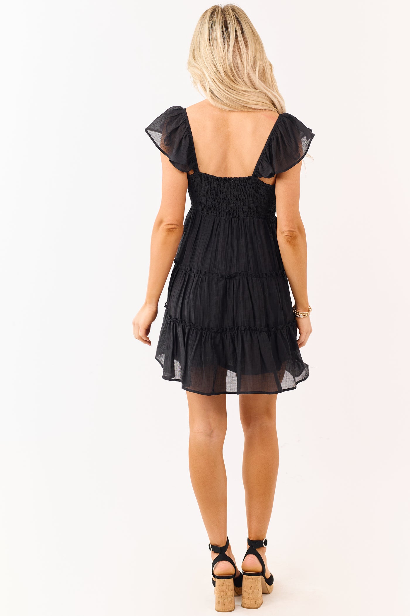 Women's Gentle Nights Lace Sleeveless Mini Dress in Black - Size L Women's Gentle Nights Lace Sleeveless Mini Dress in Black - Size L