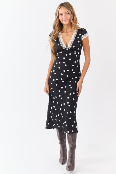 black and white gingham maxi dress Opal Gingham Maxi Dress in Black