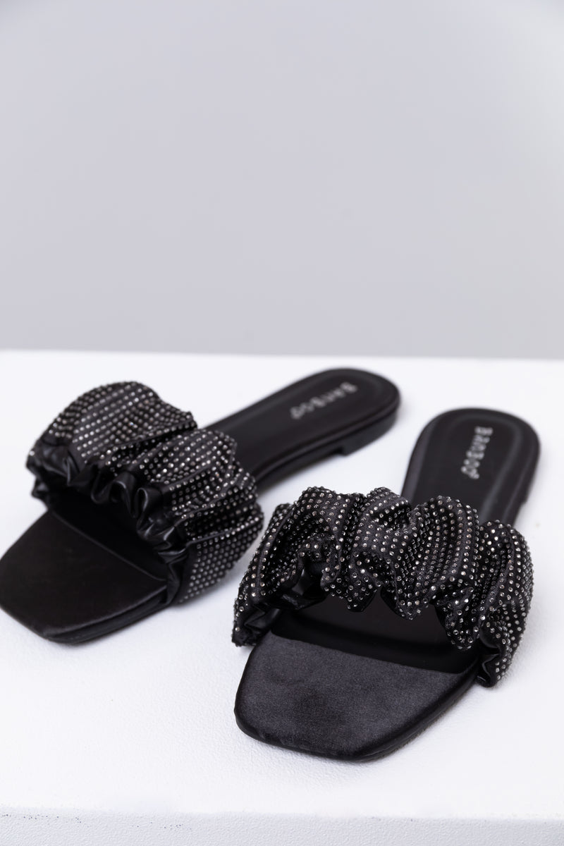 Fashionable Rhinestone Elegant French Buckle Sandals