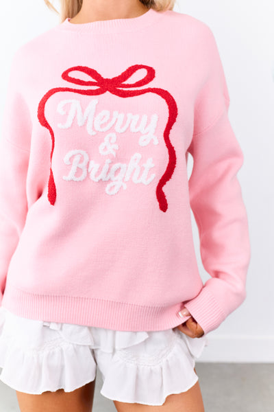 Carnation 'Merry & Bright' Graphic Sweater