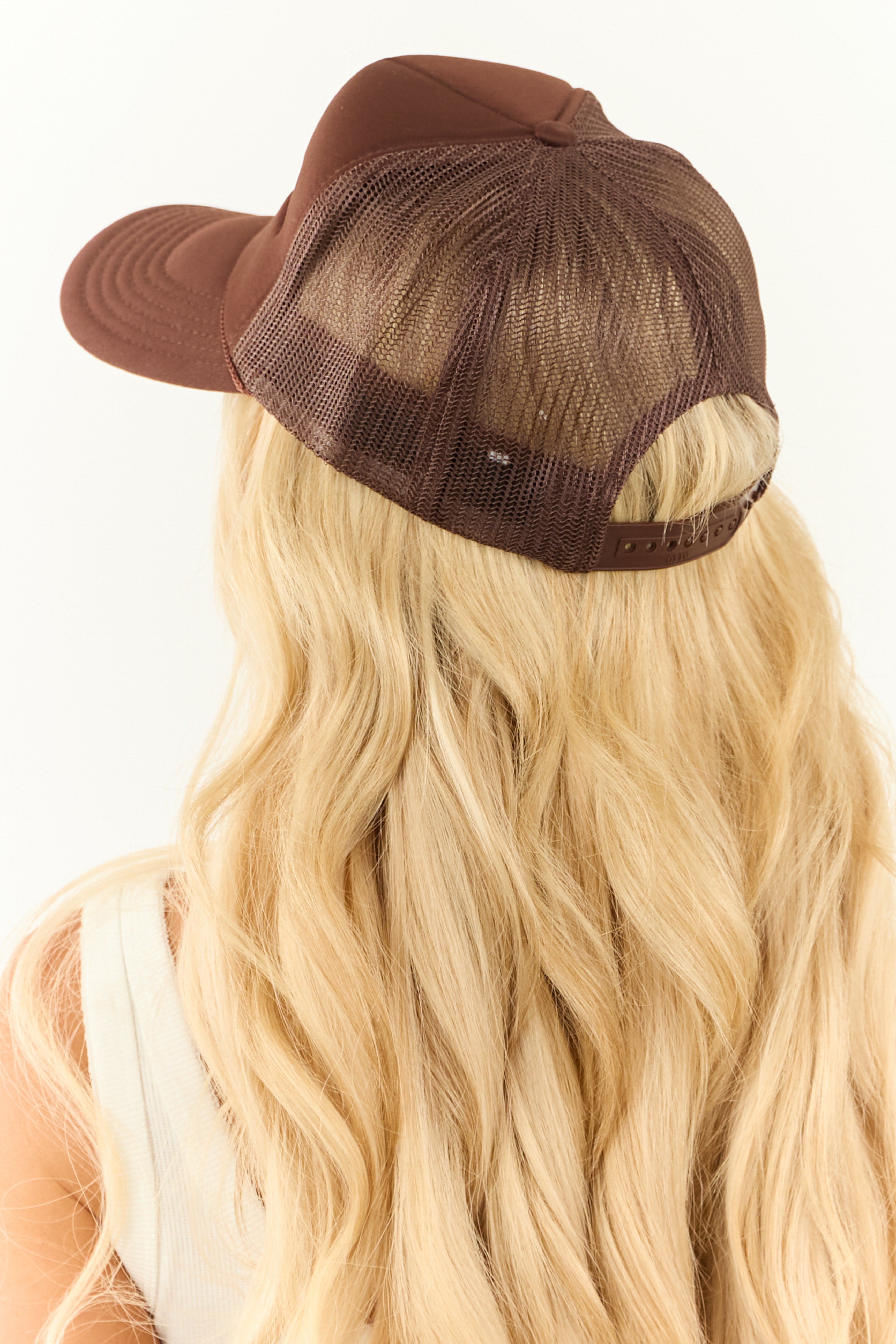 Chocolate 'Cowgirl Era' Embroidered Trucker Hat