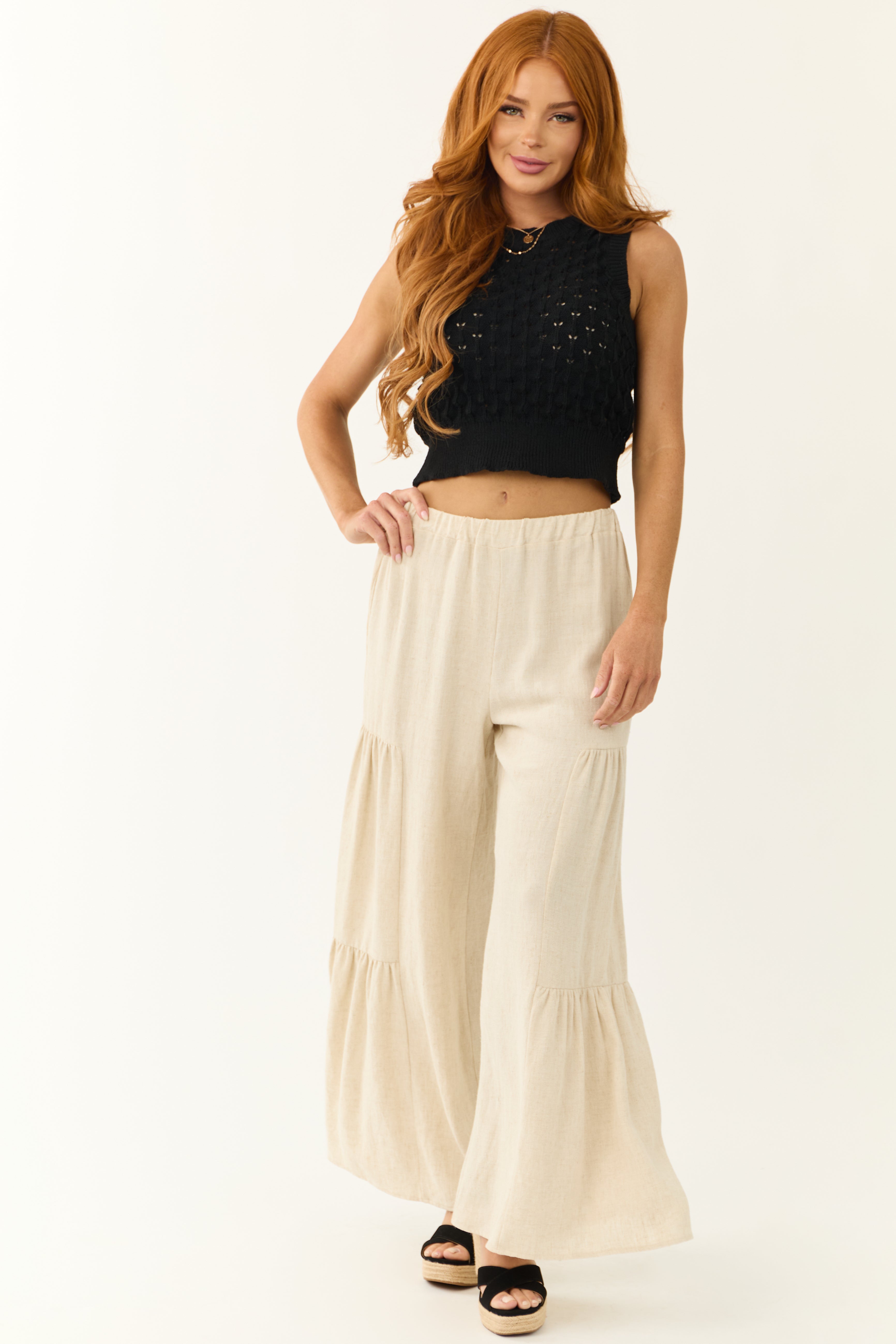 Coconut-Wide-Leg-Side-Ruffle-