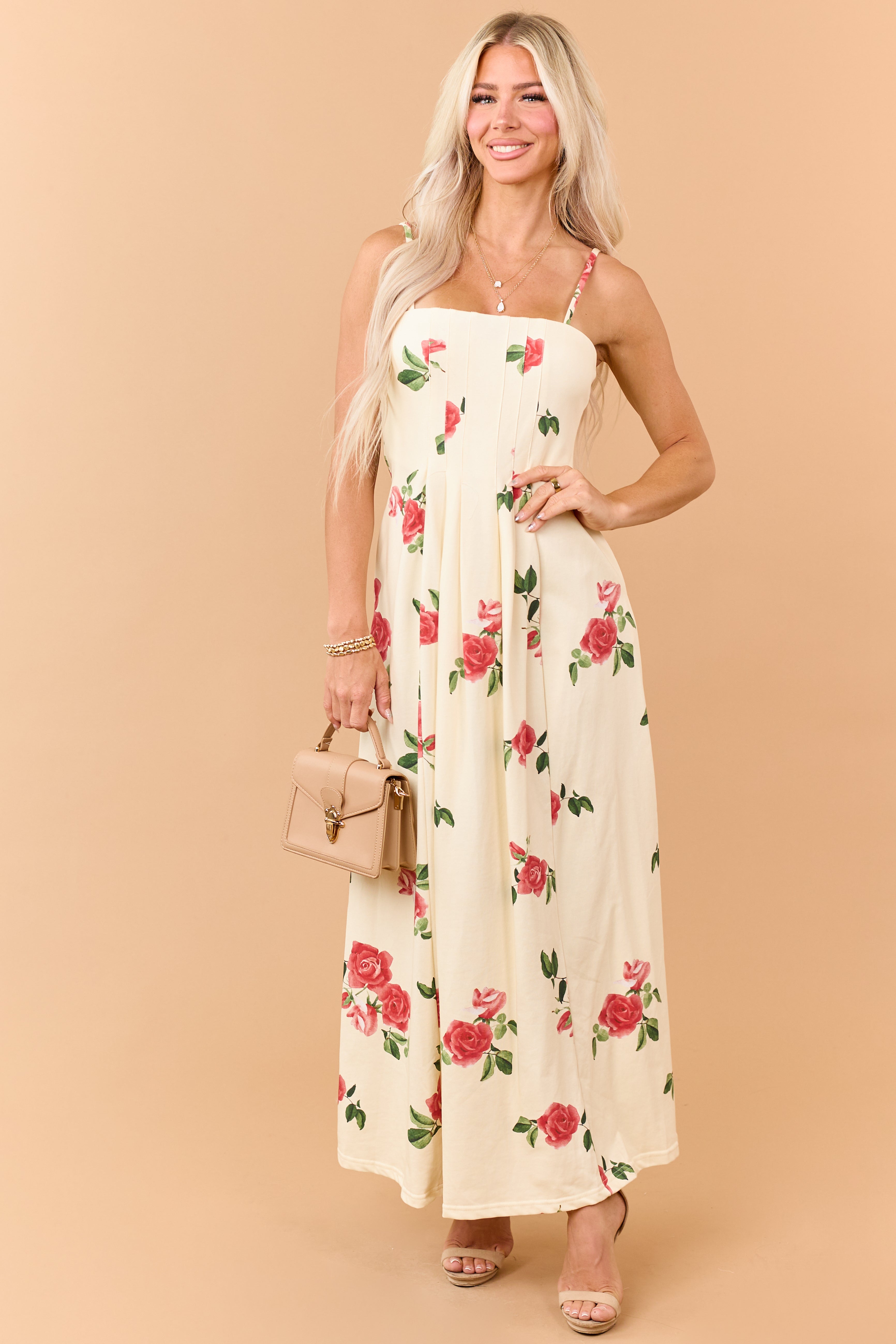 knitted pleated maxi dress Maxi pleated knit dress english green