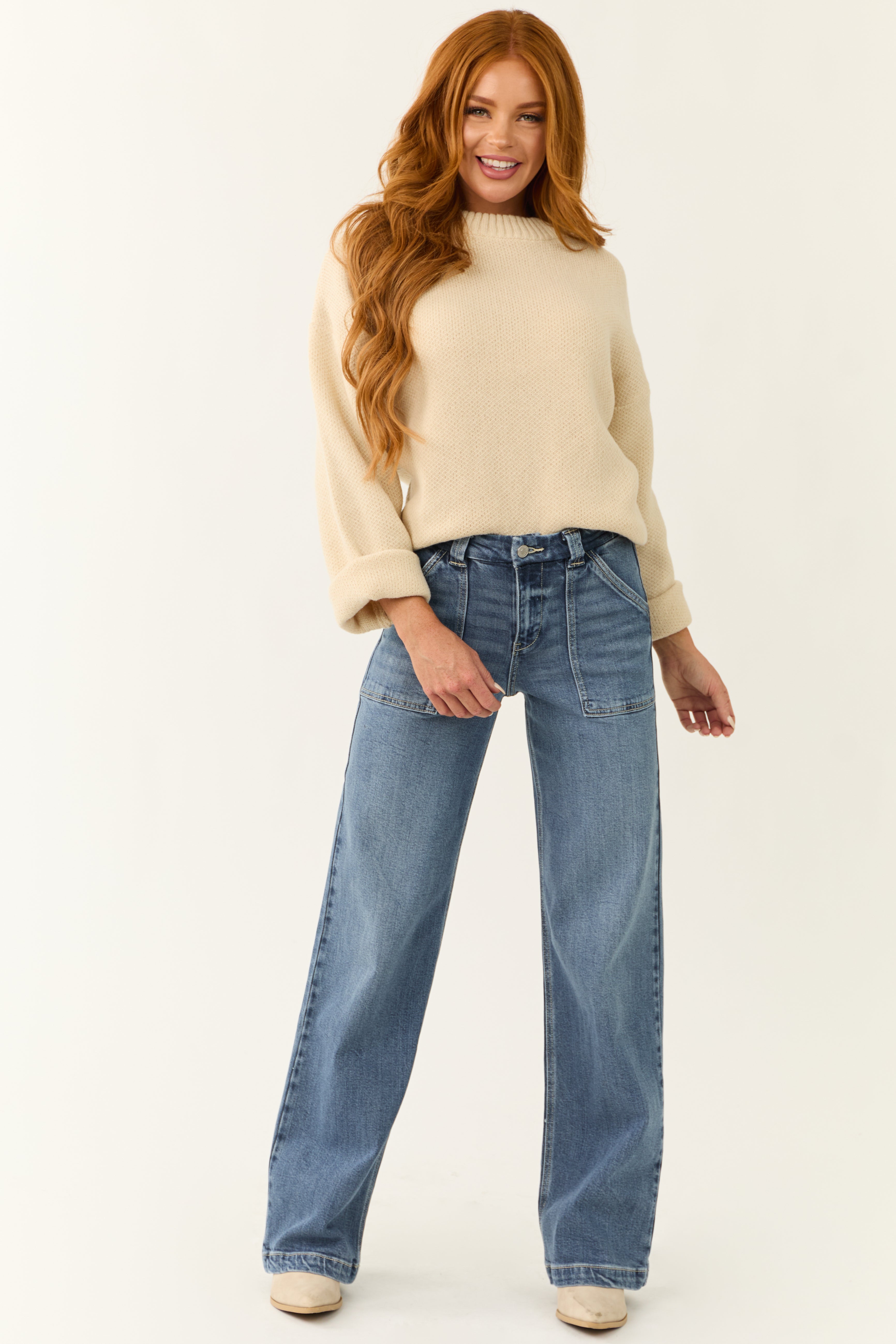 Loose sleeve sweater hotsell
