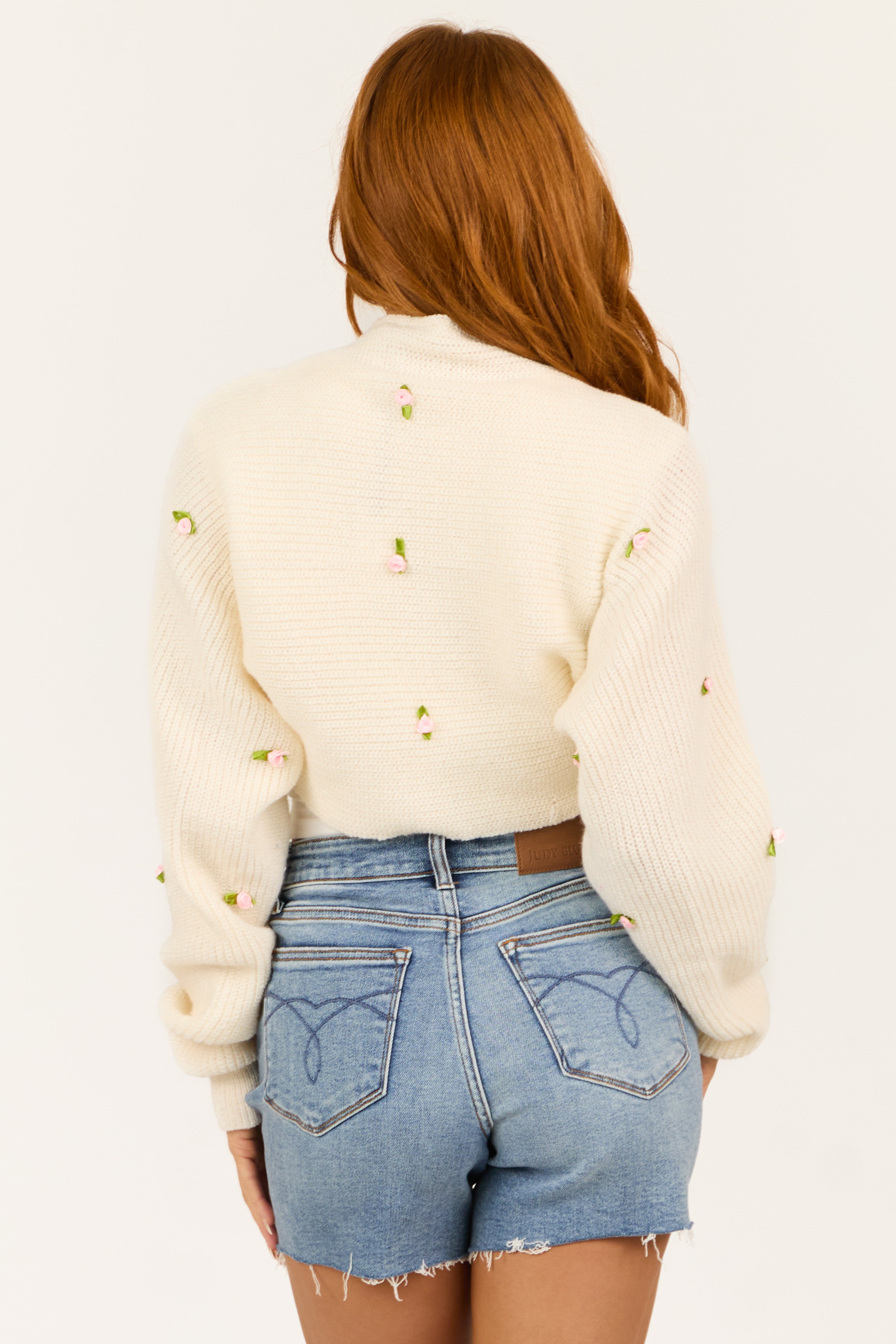 トップス FLOWER BALLOON TULLE BOLERO (CREAM) flower balloon tulle bolero (cream)