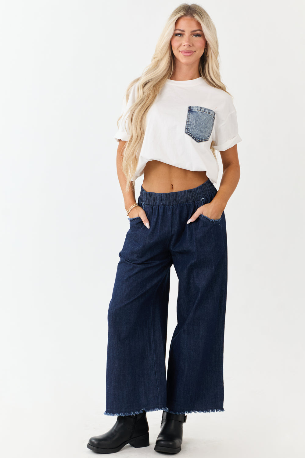 Chambray Pants