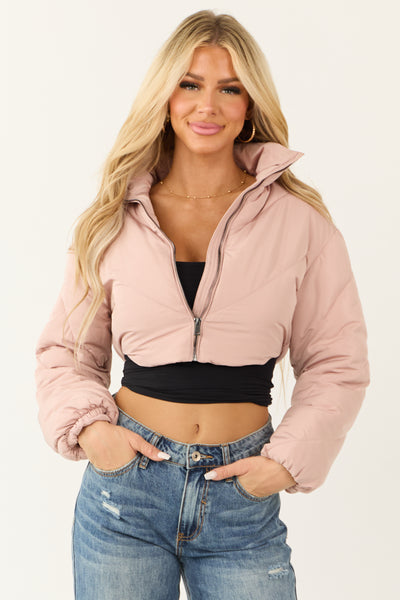 テーラードジャケット Bubbles - Melt the lady jacket cropped jsaierl Womens Cropped Jackets Mirror PU Leather Puffer