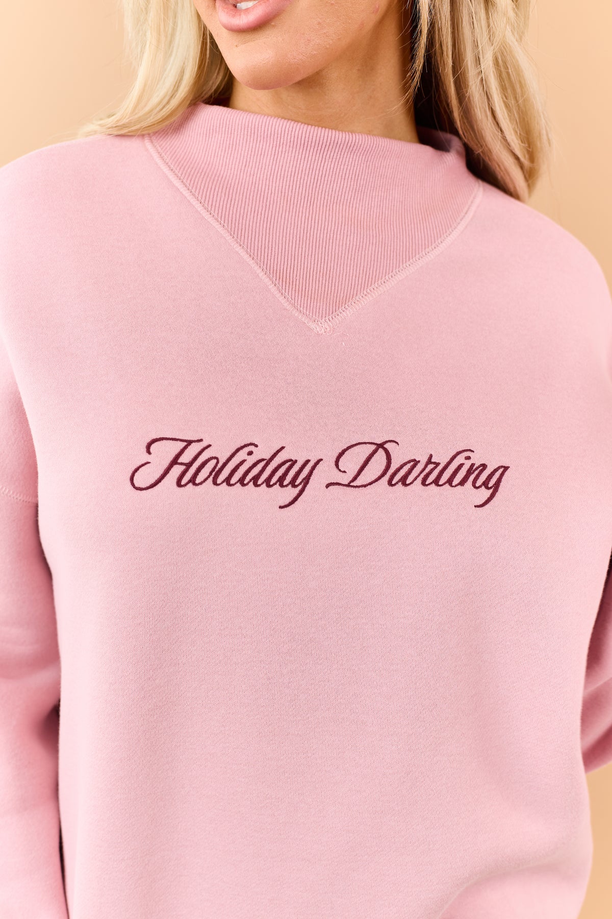 Dusty Carnation 'Holiday Darling' Sweatshirt