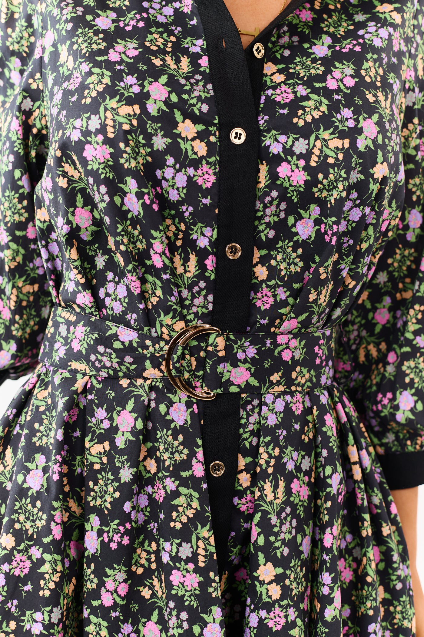 black dress with yellow flowers Jonathan Martin Dress Size 7/8 Black with Yellow Flowers