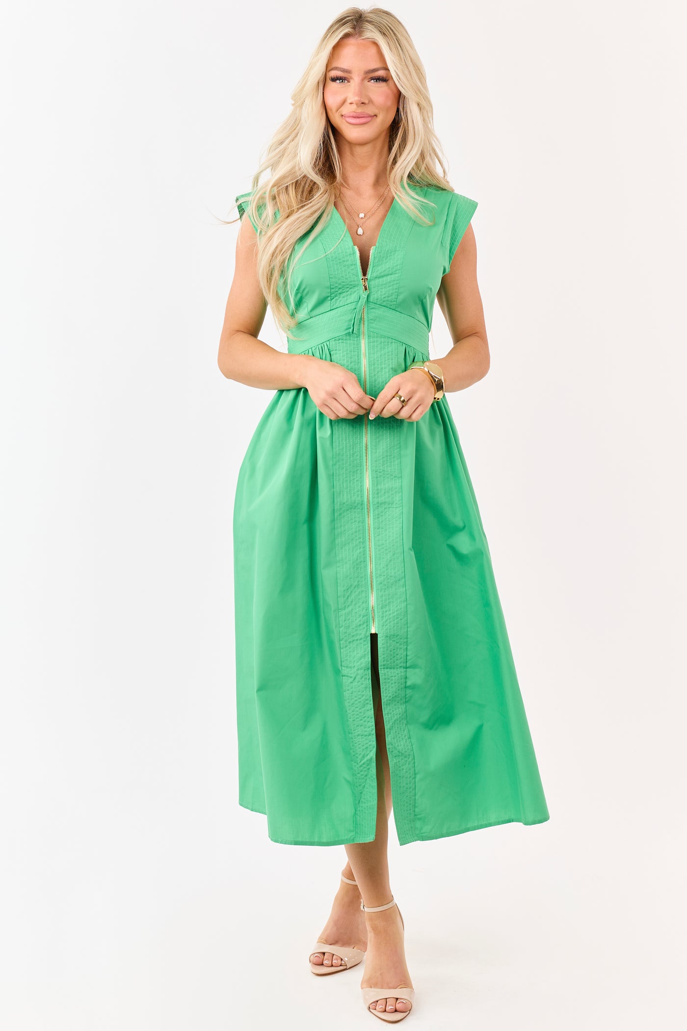 neon green zip dress Buy Madame Solid Back Zip Neon Green Bodycon Dress Online