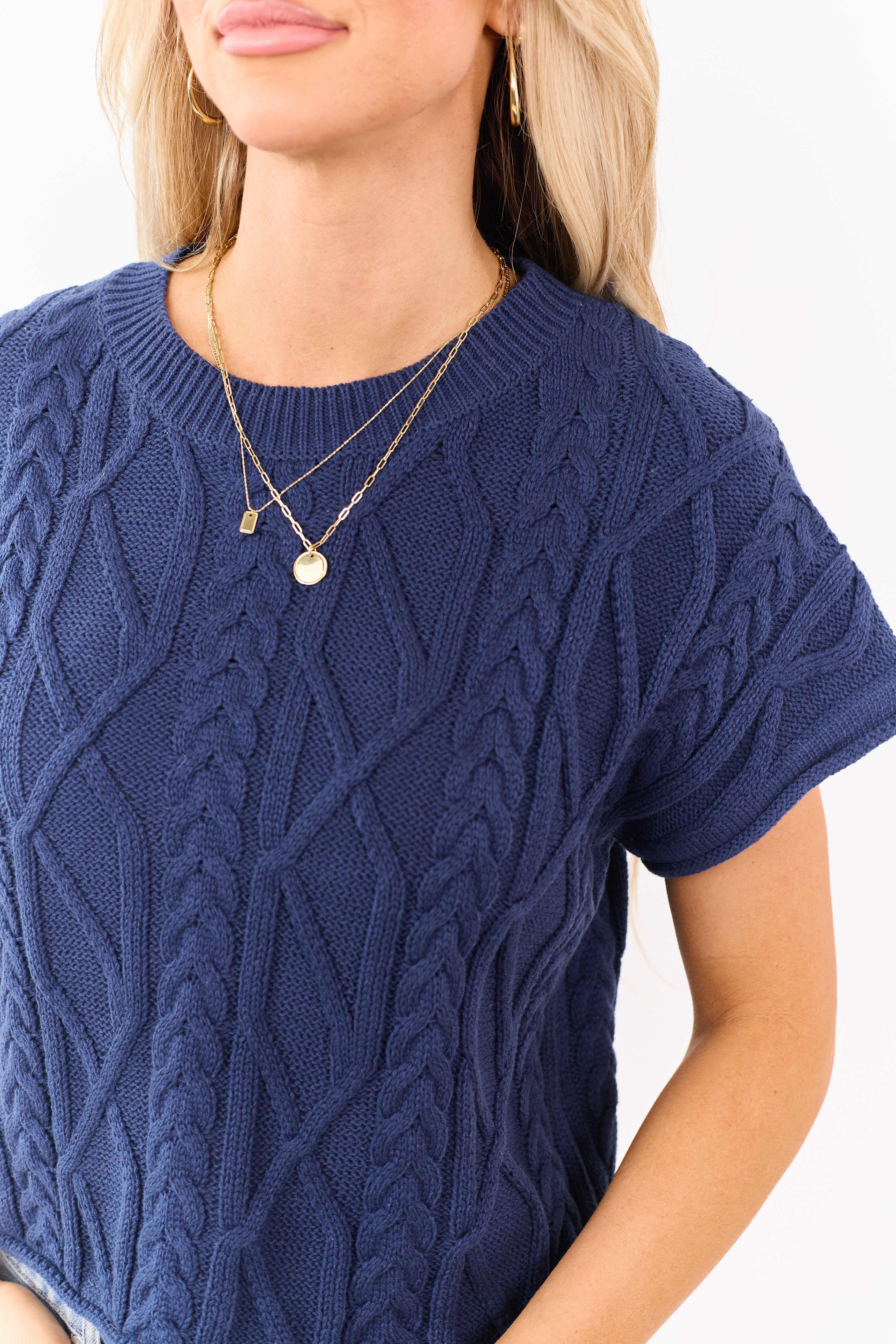 トップス andmary aura cable knit tops Brandy Melville Aura Cable Knit Cardigan | Pacific City