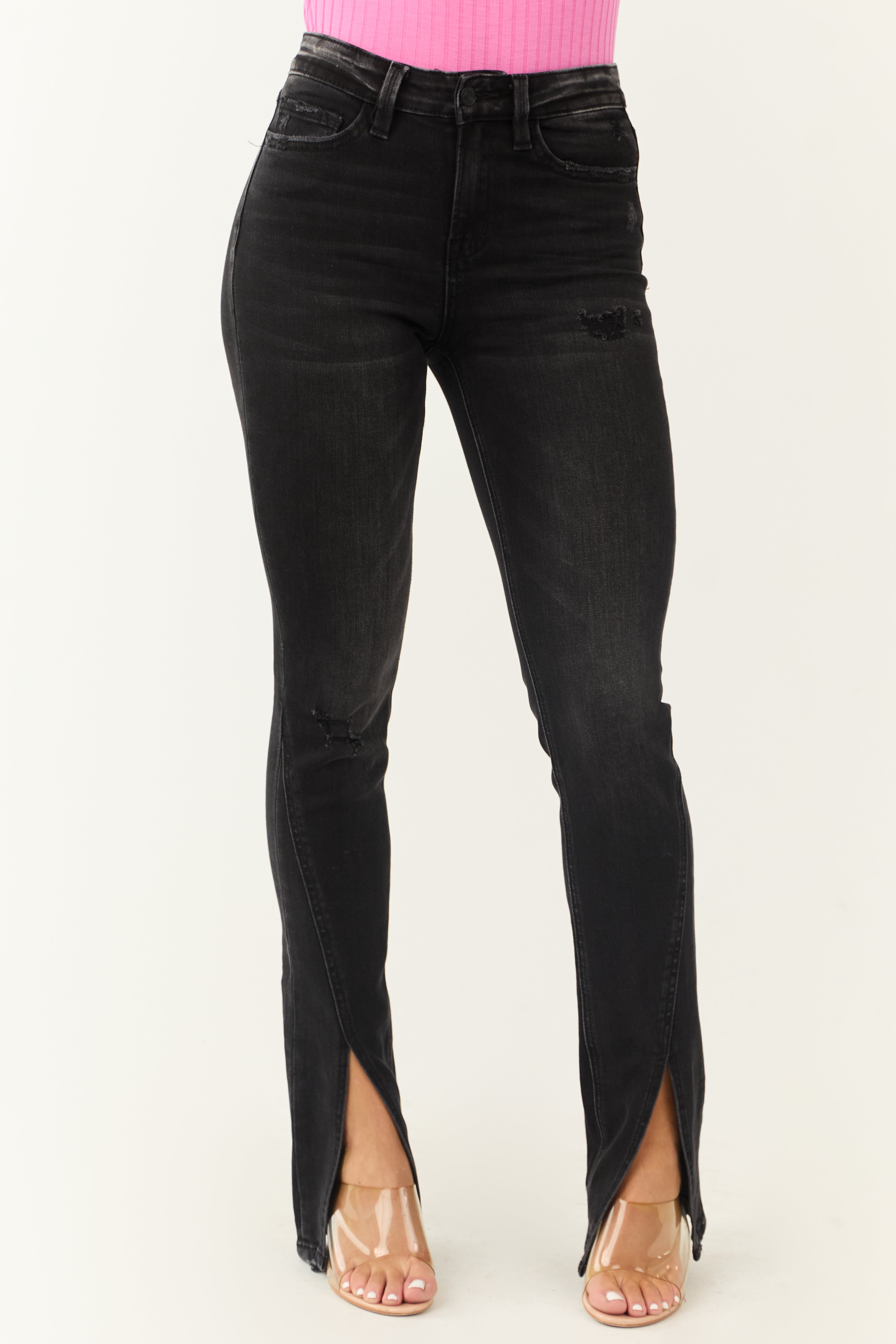 Flying-Monkey-Black-Slit-Hem-