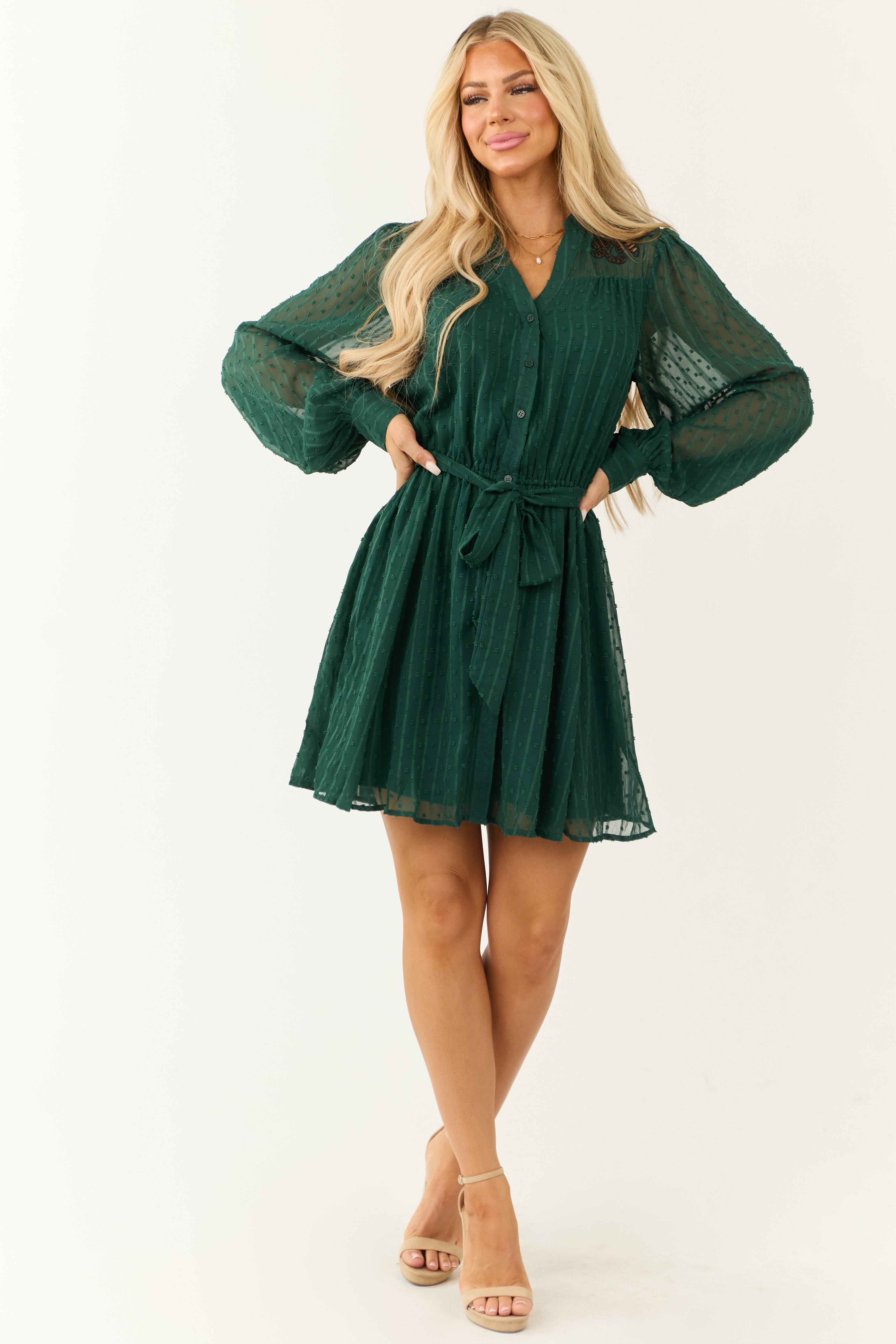 Flying Tomato Forest Green Textured Short Dress | Lime Lush Boutique Flying Tomato Forest Green Textured Short Dress | Lime Lush Boutique