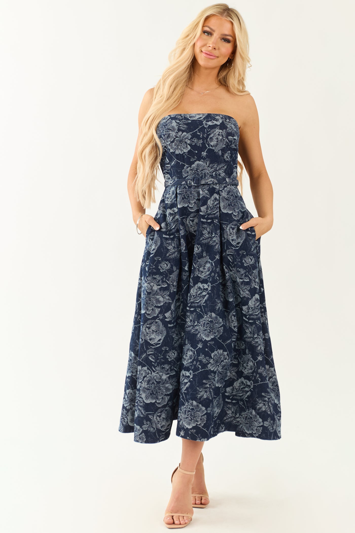 heavy denim dress Gia Denim Dress Blue Wash / XS