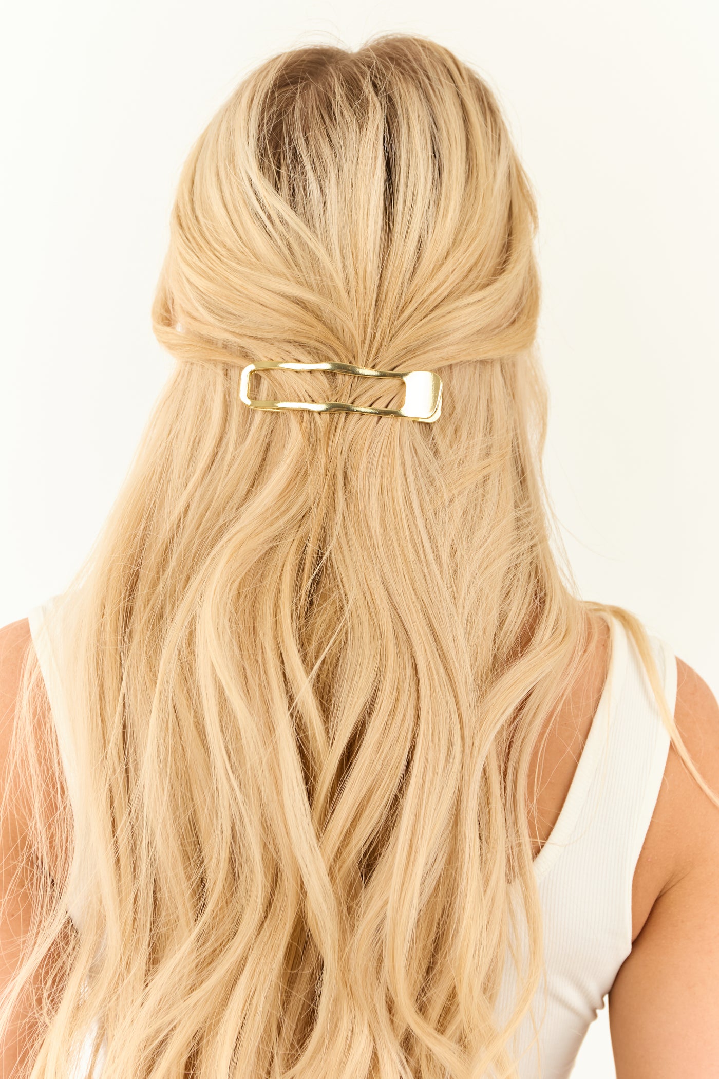 Gold Asymmetrical Hair Clip