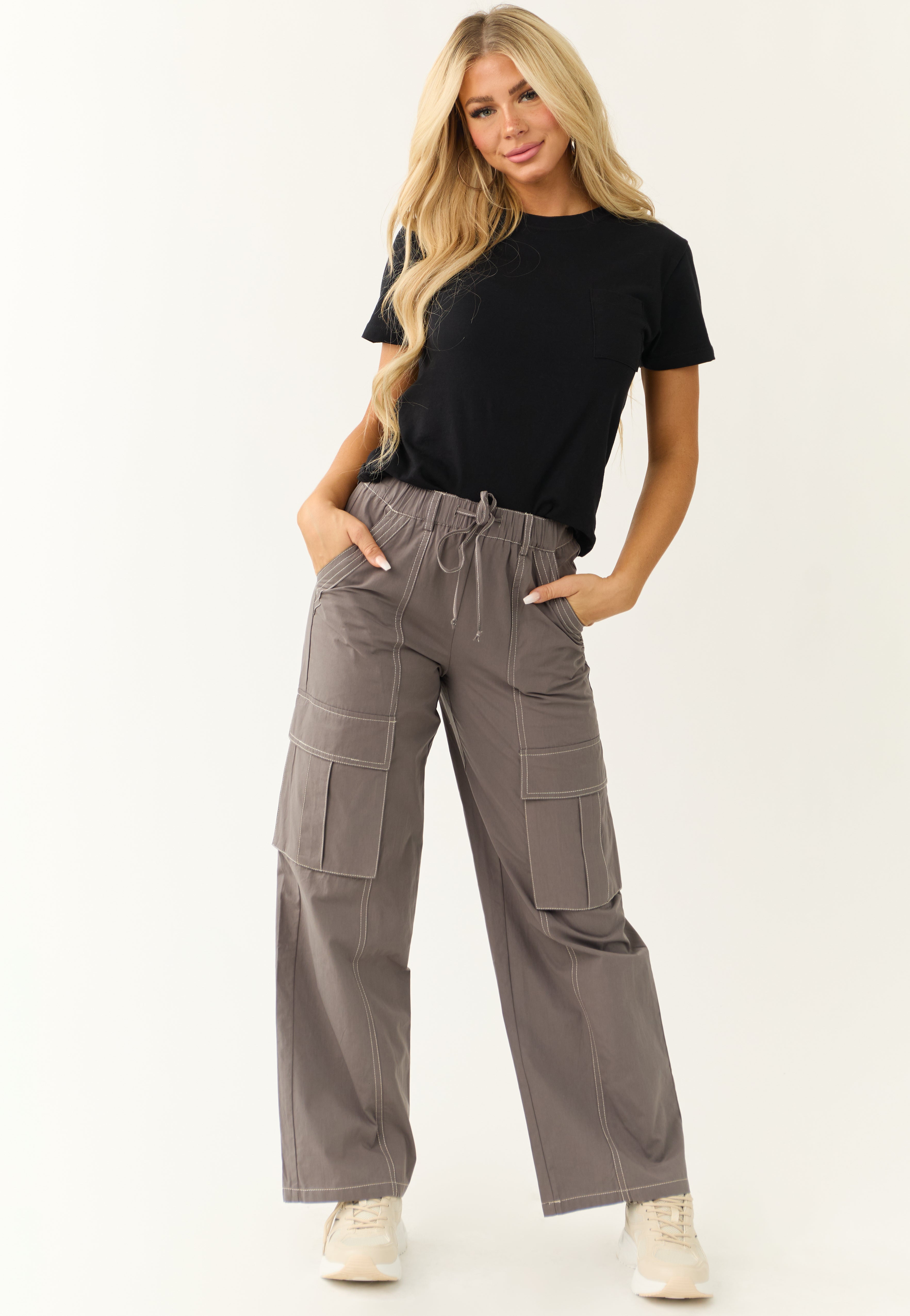 【Rosen Kreuz】CURVE FIT LONG CARGO PANTS1 Rosen Kreuz】CURVE FIT LONG CARGO PANTS | OUR BRAND,Rosen