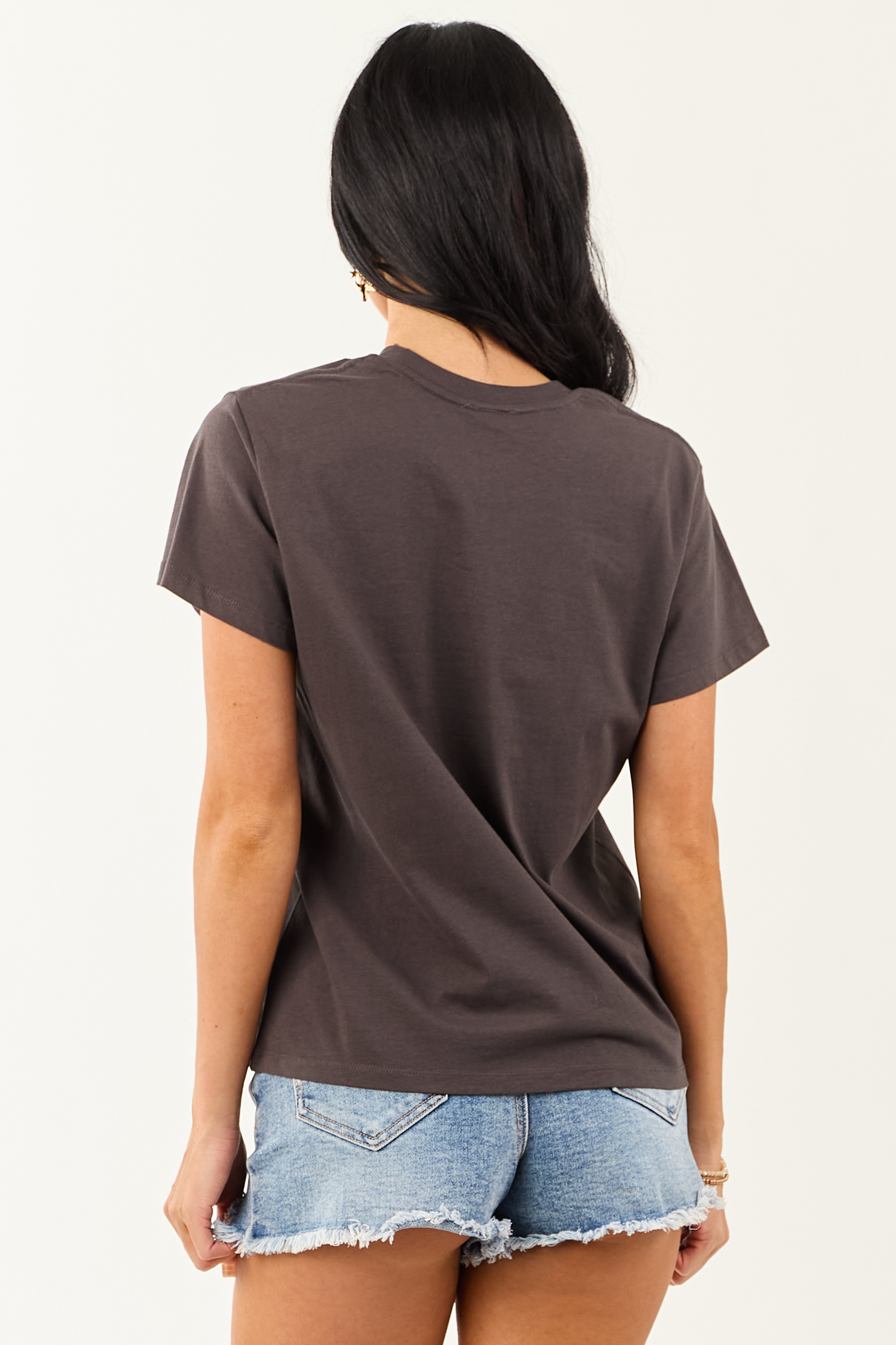 Graphite 'Rodeo' Graphic Short Sleeve Top