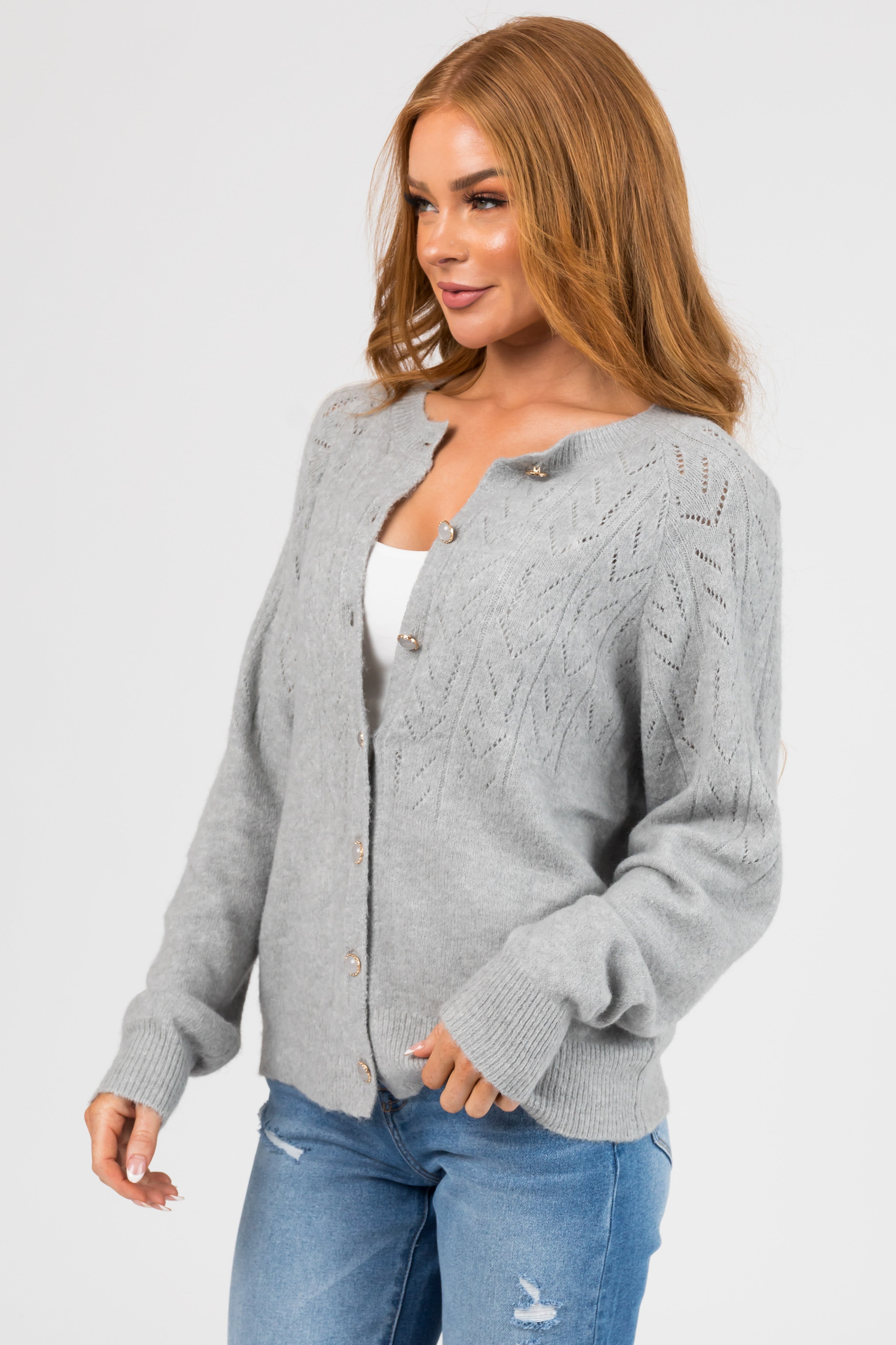 Lightweight sales knit cardigan