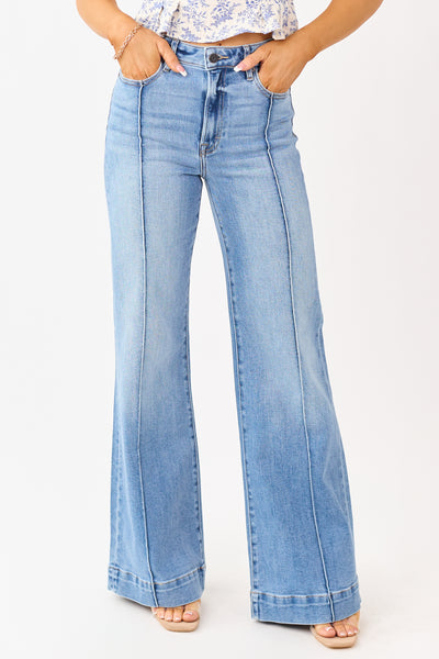 Hidden Premium Medium Comfort Flare Stretchy Jeans