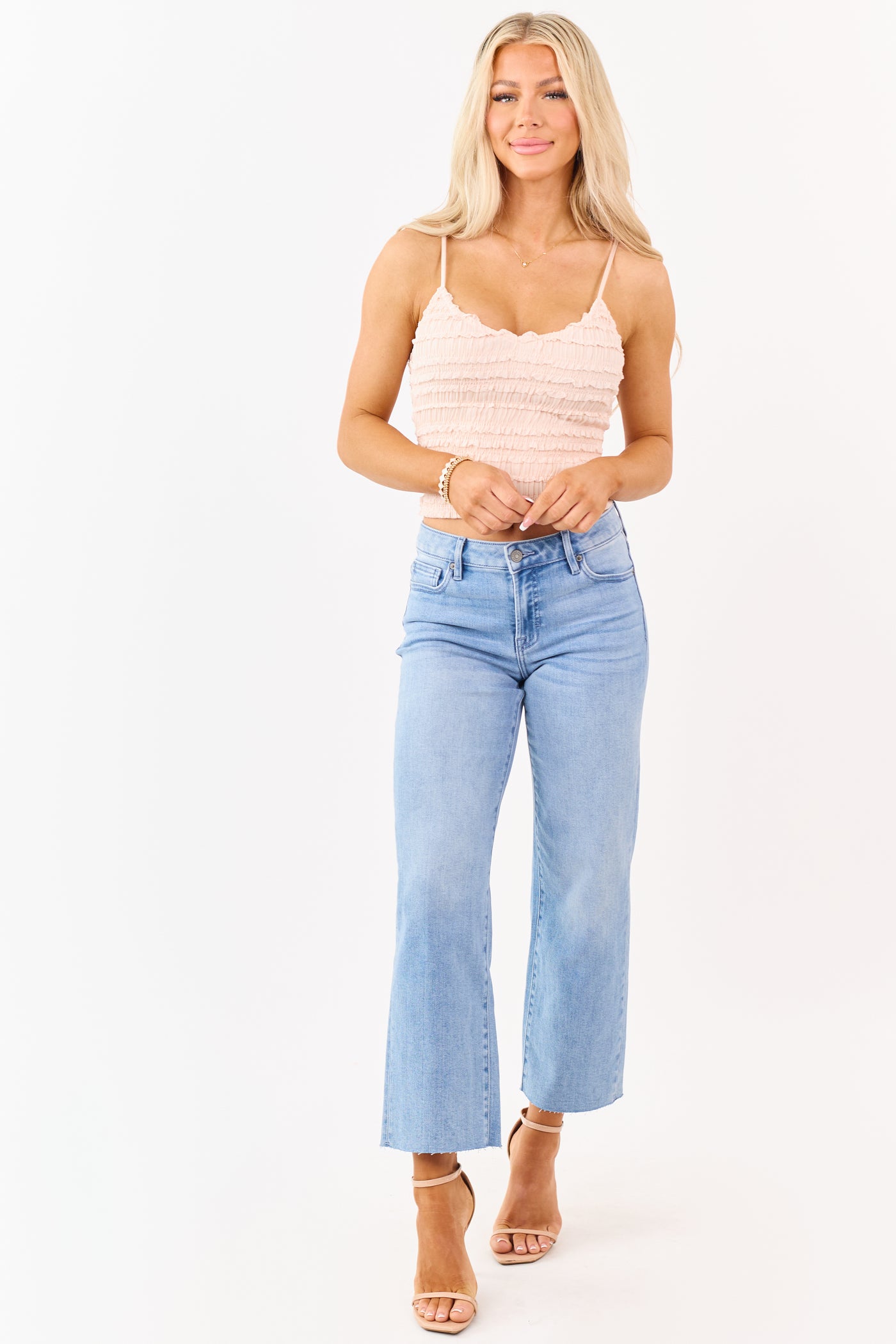 Hidden Premium Medium Wash Stretchy Straight Jeans
