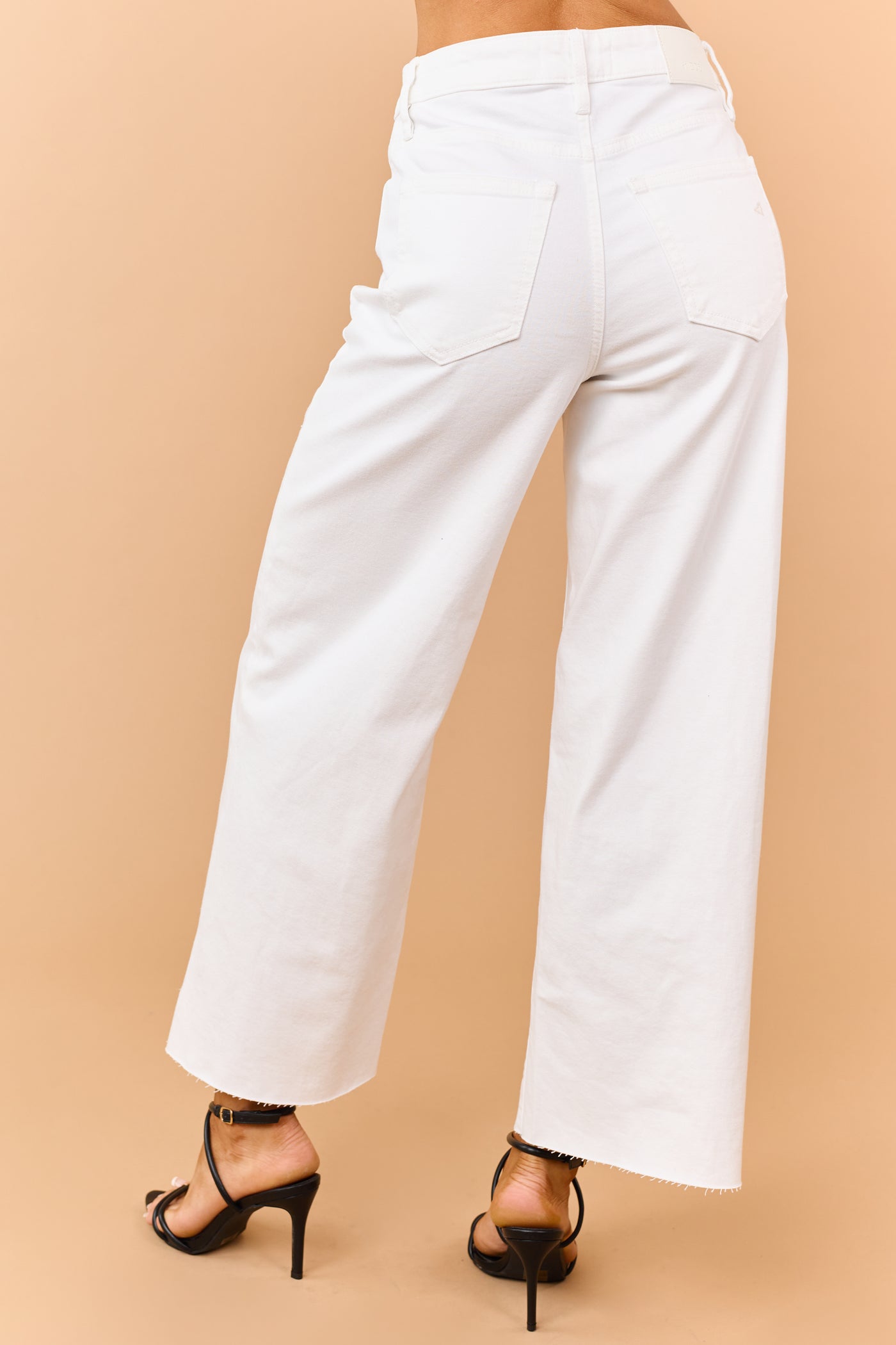 Hidden Premium Off White Stretchy Wide Leg Jeans