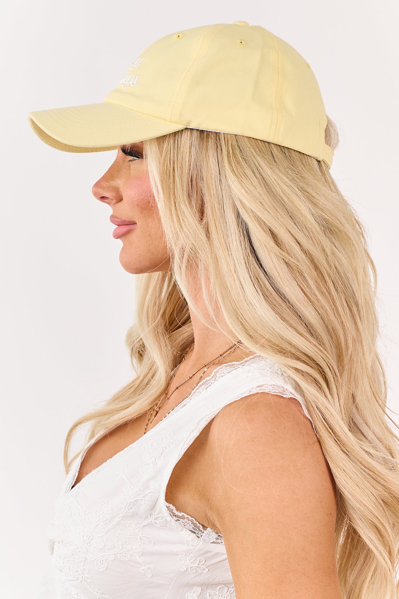Honeysuckle "Lazy Sundays" Embroidered Baseball Cap