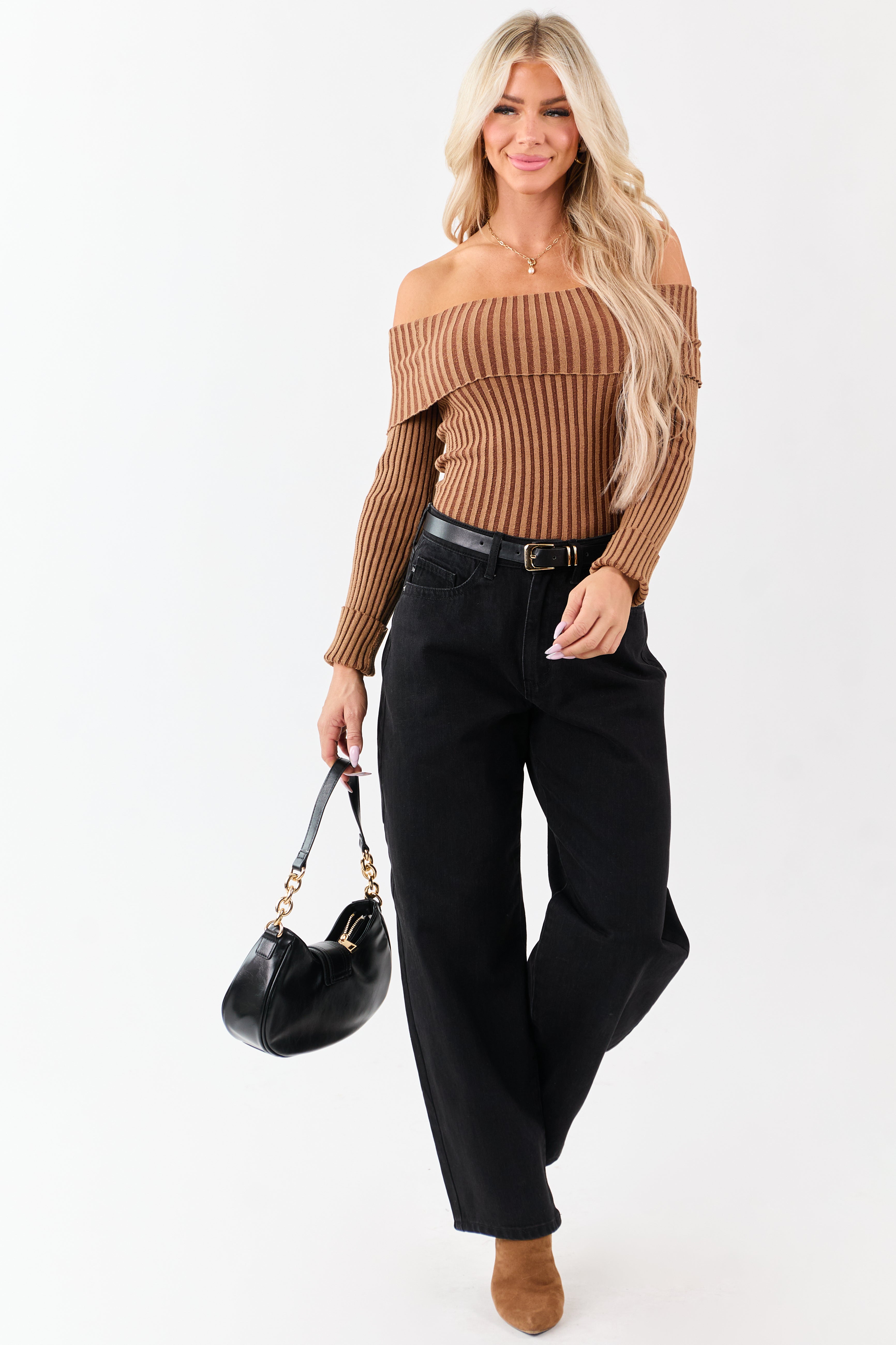 Judy Blue Black Washed High Rise Barrel Jeans