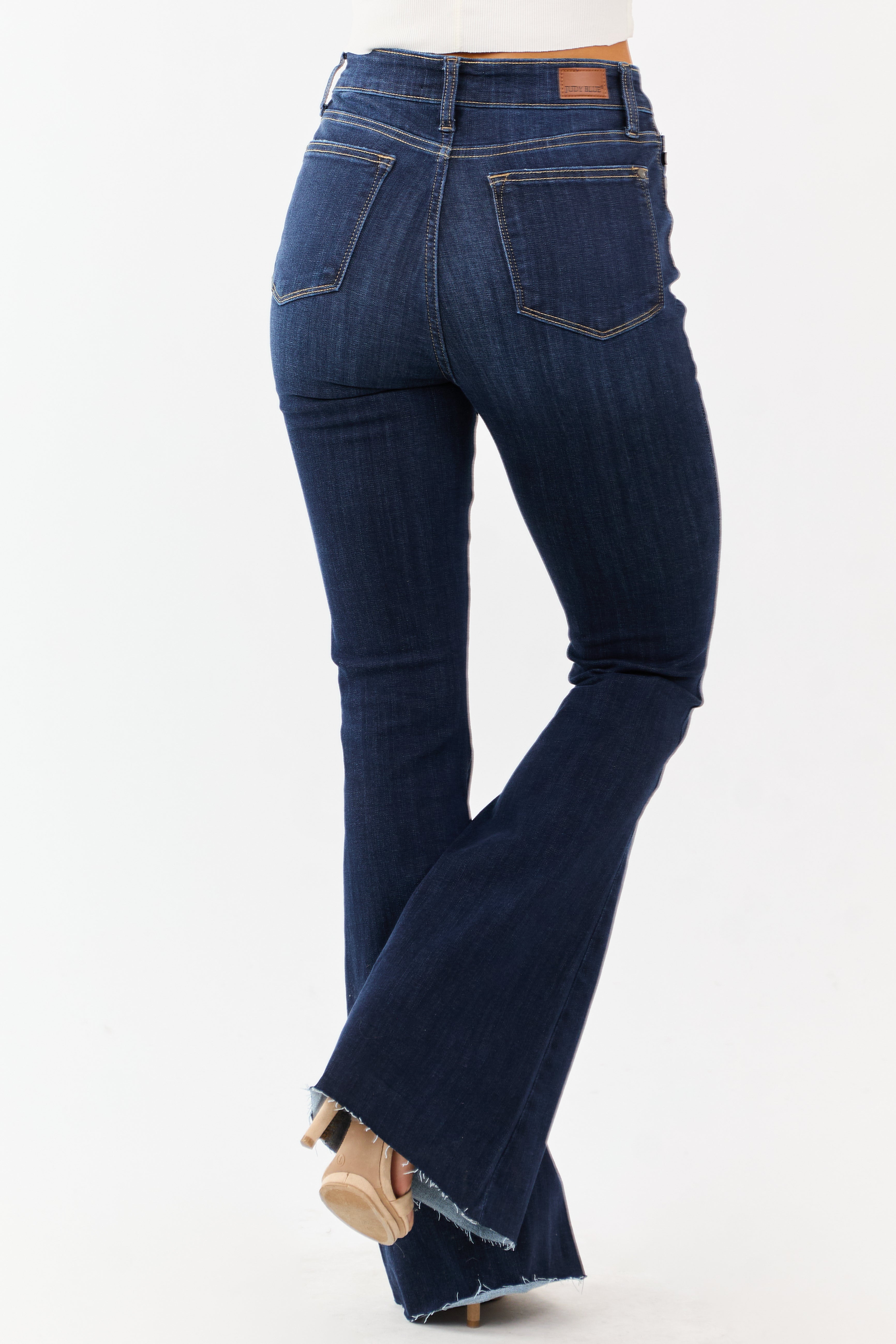 Judy Blue Dark Wash Stretchy Flare Leg Jeans