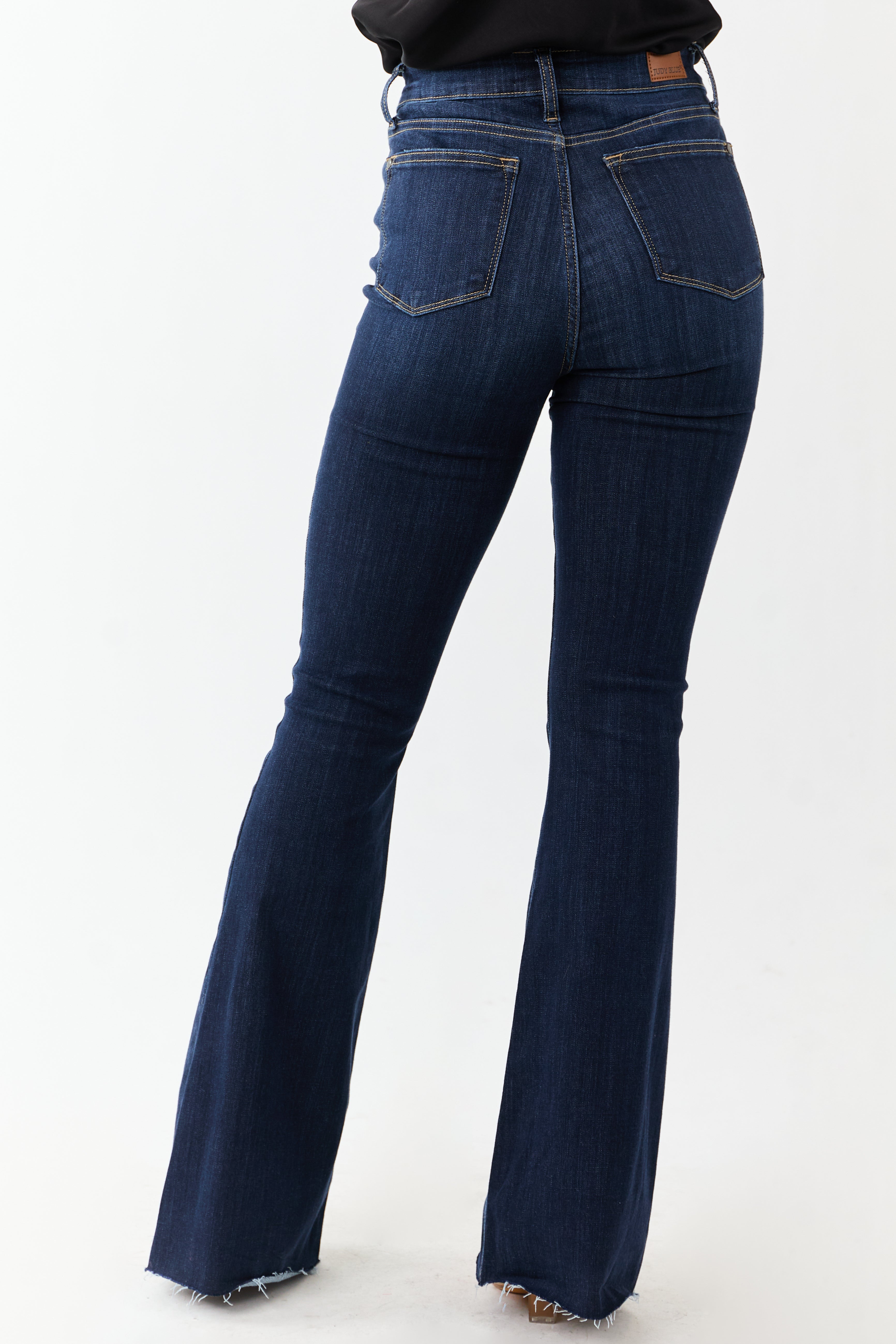 Judy Blue Dark Wash Stretchy Flare Leg Jeans