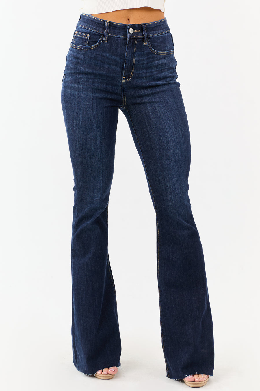 Judy Blue Dark Wash Stretchy Flare Leg Jeans