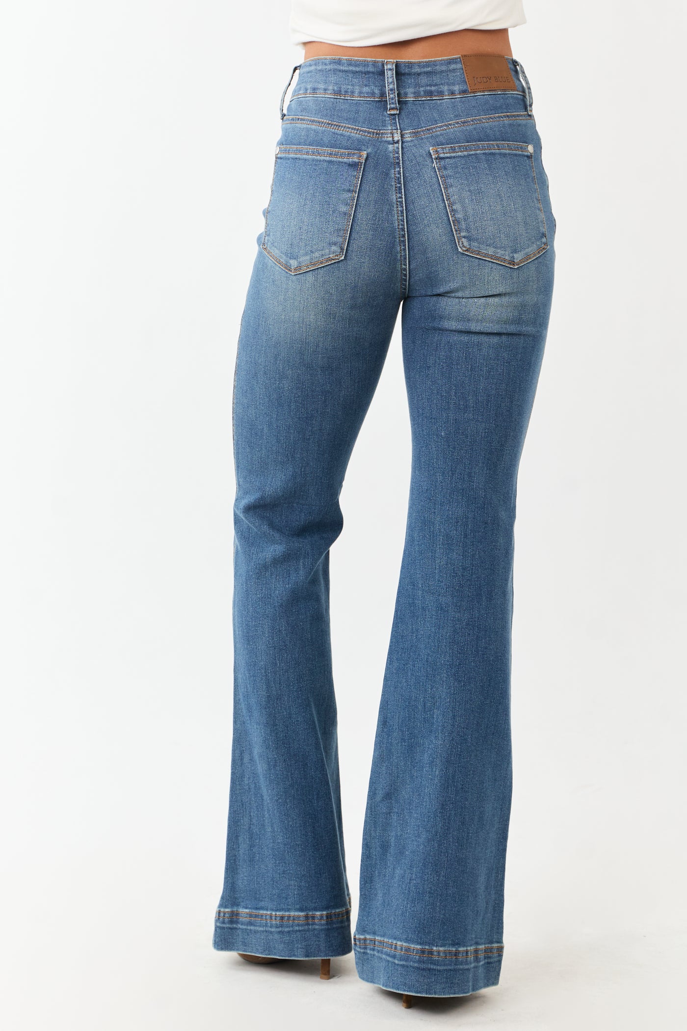Judy Blue Medium Stretchy Tummy Control Flare Jeans