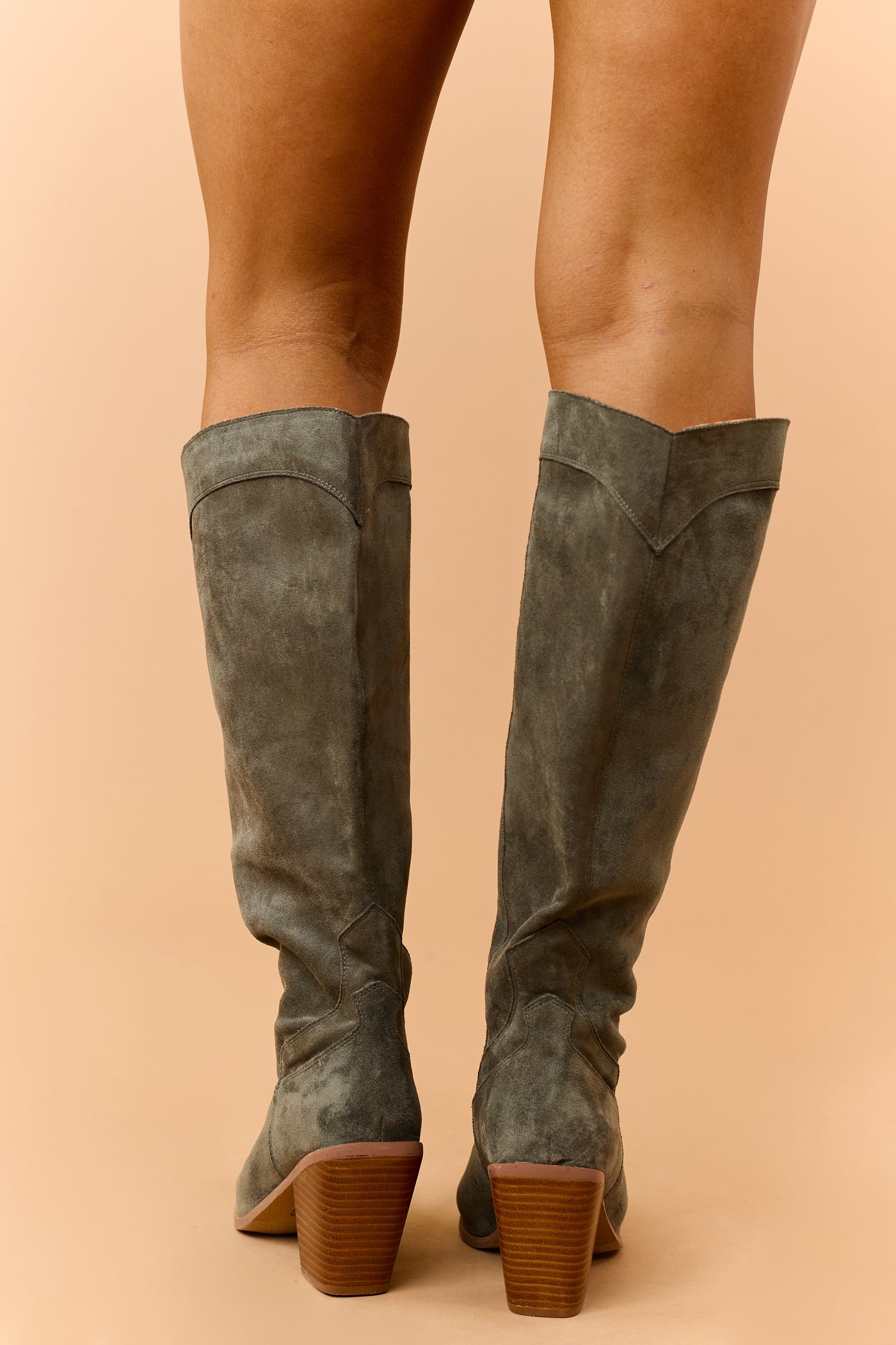 Juniper Faux Suede Tall Western Boots