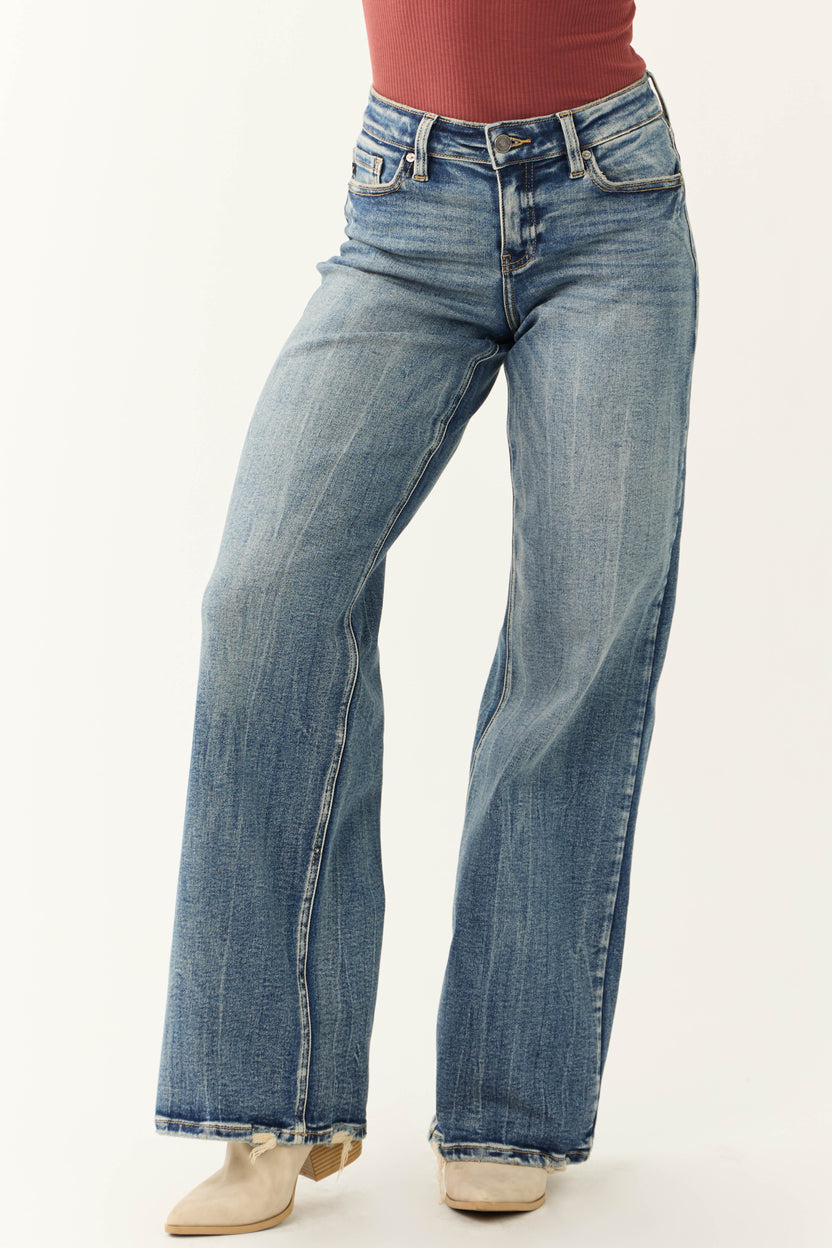 Cate Cropped Flare | Dark Wash