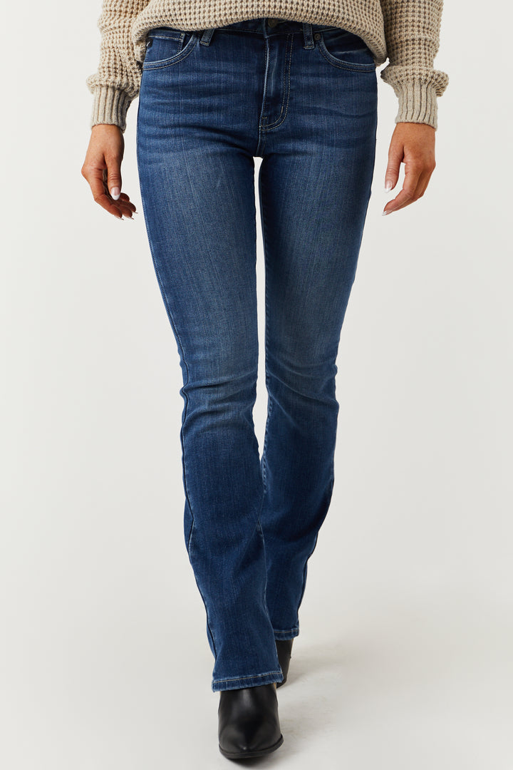 KanCan Medium Wash High Rise Skinny Bootcut Jeans