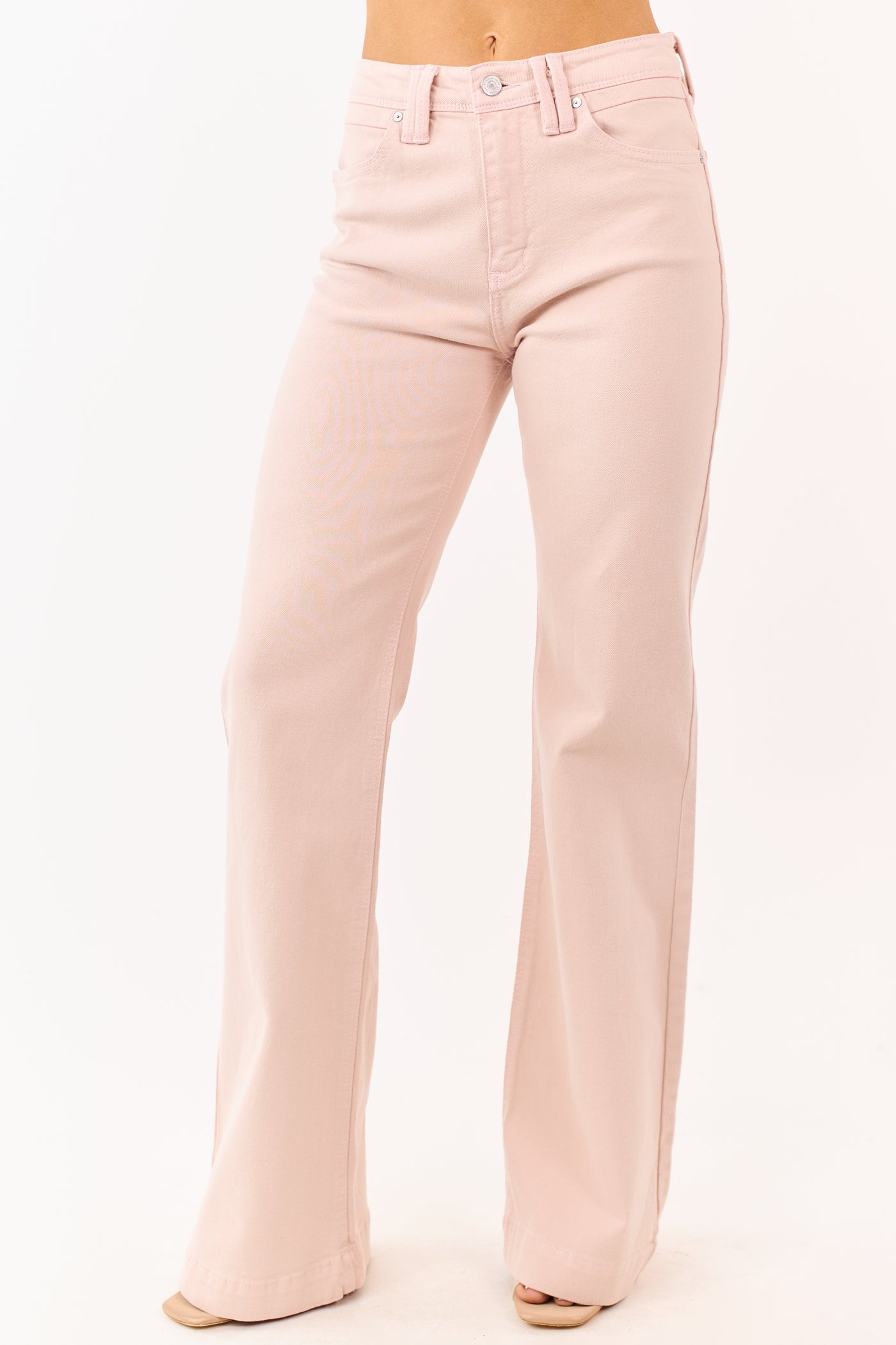KanCan Tea Rose High Rise Wide Flare Jeans