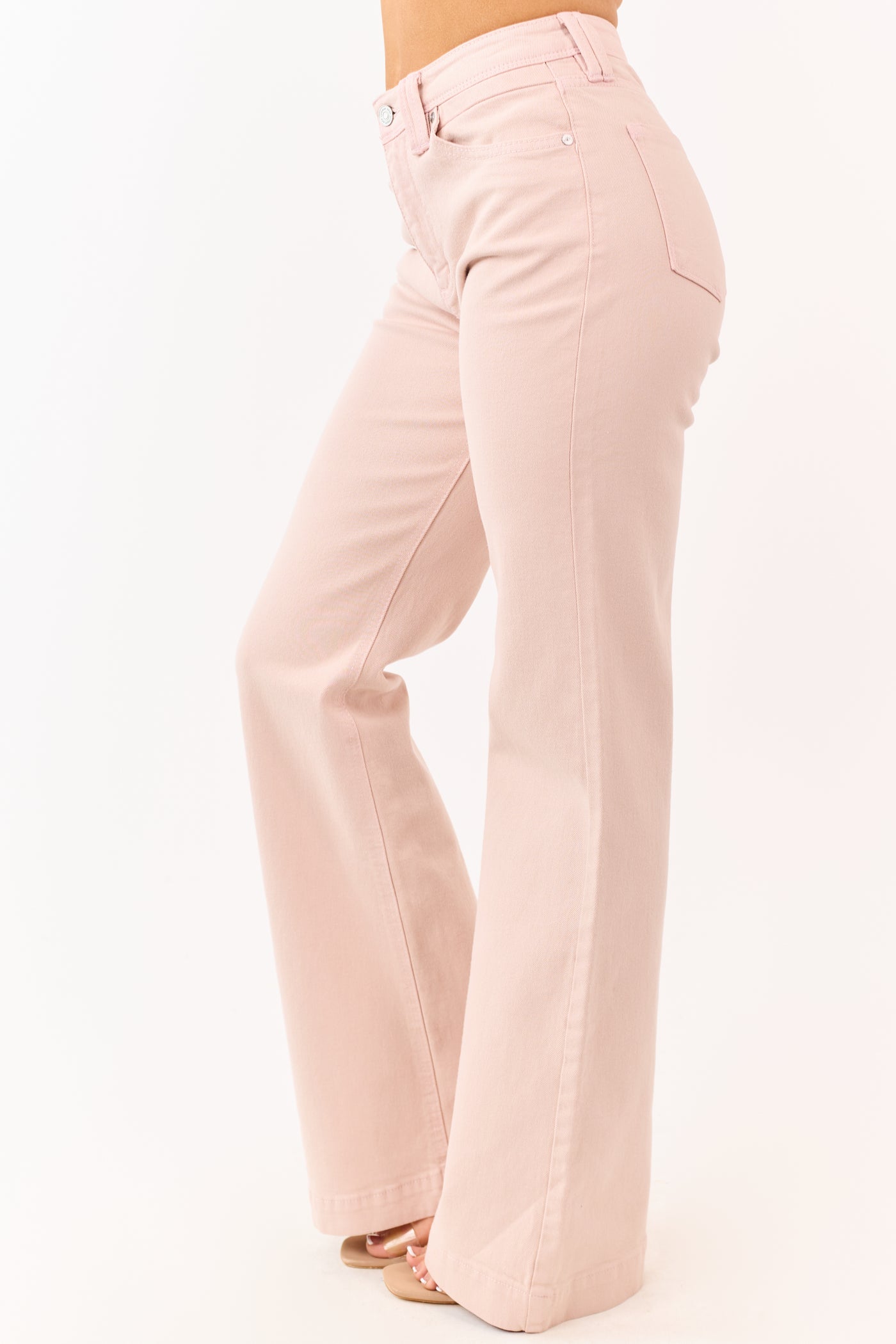 KanCan Tea Rose High Rise Wide Flare Jeans