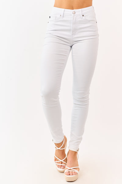 KanCan White Stretchy High Rise Skinny Jeans