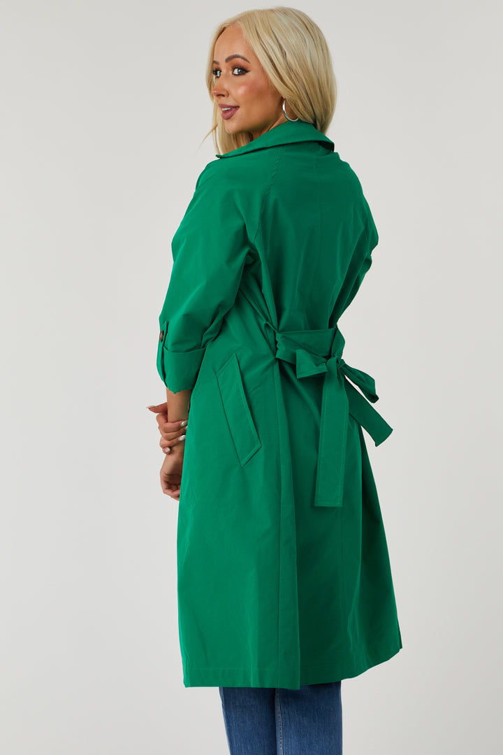 Lex Jade Lightweight Long Trench Coat