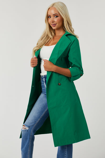 Lex Jade Lightweight Long Trench Coat