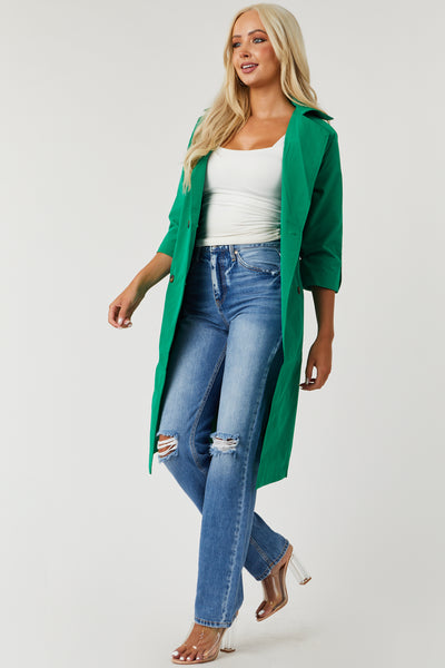 Lex Jade Lightweight Long Trench Coat