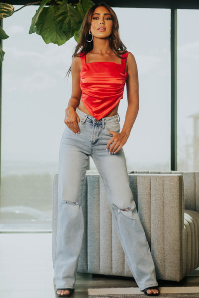Light Wash 90s Vintage Flare Distressed Jeans